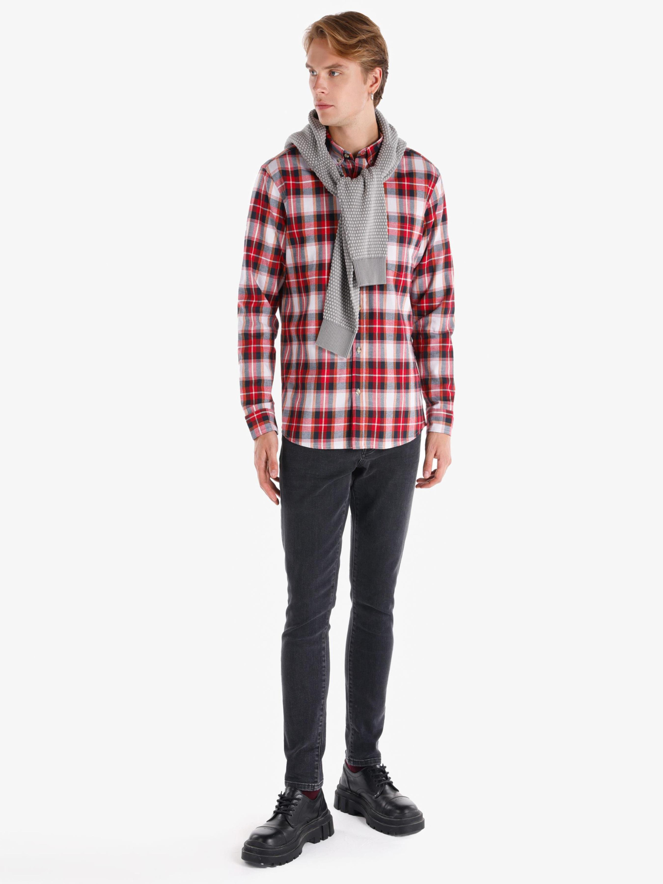 Рубашки Colin’s модель CL1064817_Q1.V1_RED Фото