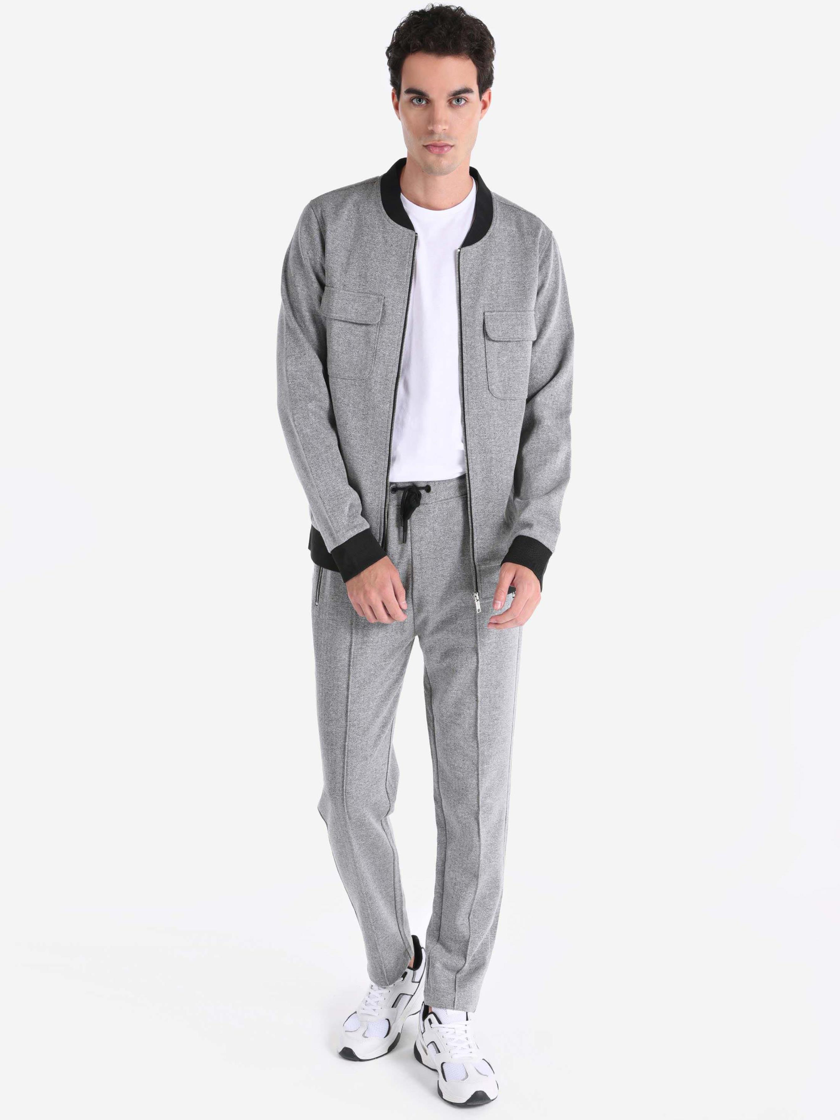 Чоловічі Куртки та дублянки Colin’s  (CL1065132_Q1.V1_MGA) колір сірий, матеріал комбінований верх Colin’s - купити в Україні