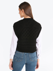 Кофты и свитера Colin’s модель CL1065969_Q1.V1_BLK Фото