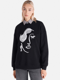 Кофты и свитера Colin’s модель CL1065918_Q1.V1_BLK Фото