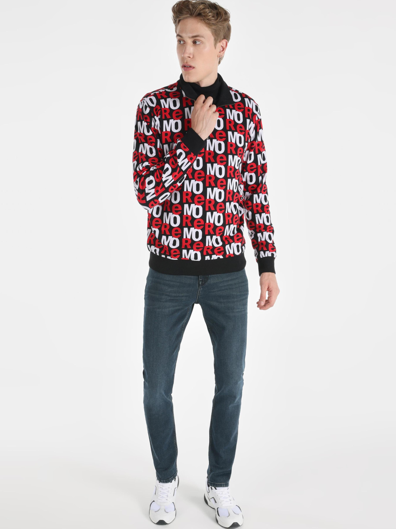 Худи и свитшоты Colin’s модель CL1064784_Q1.V1_BLK Фото