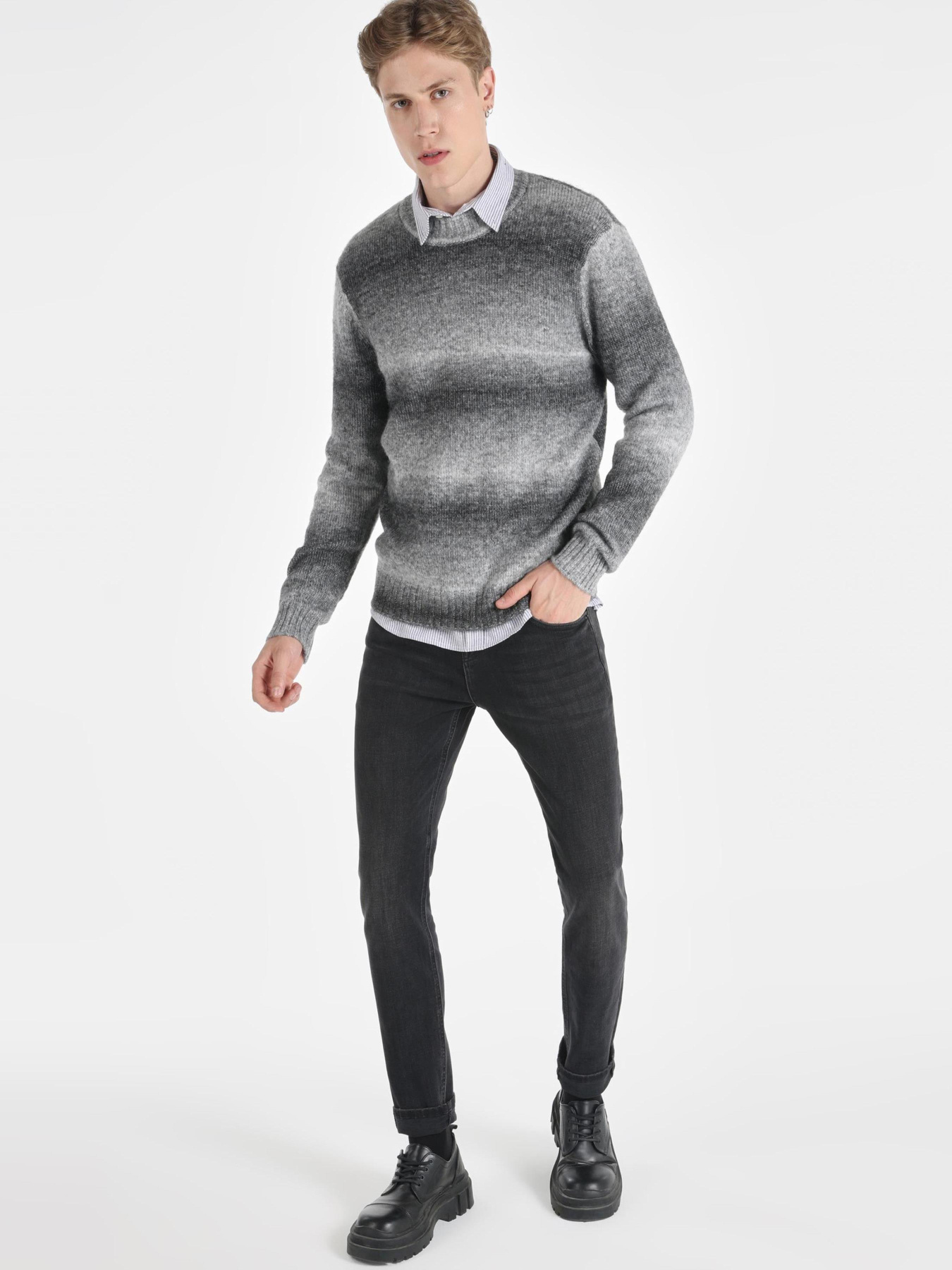 Худи и свитшоты Colin’s модель CL1065733_Q1.V1_GRA Фото