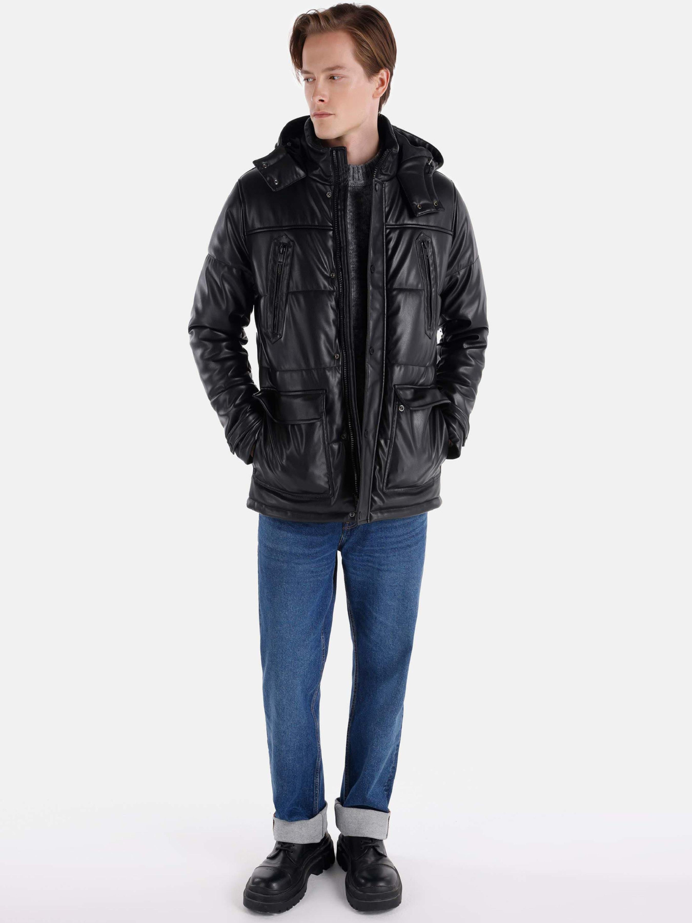 Куртки и дубленки Colin’s модель CL1064989_Q1.V1_BLK Фото