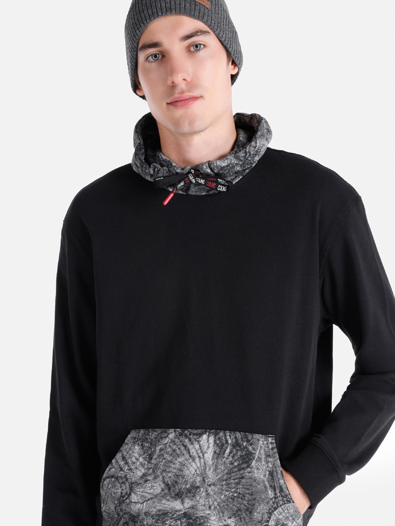 Кофты и свитера Colin’s модель CL1064778_Q1.V1_BLK Фото