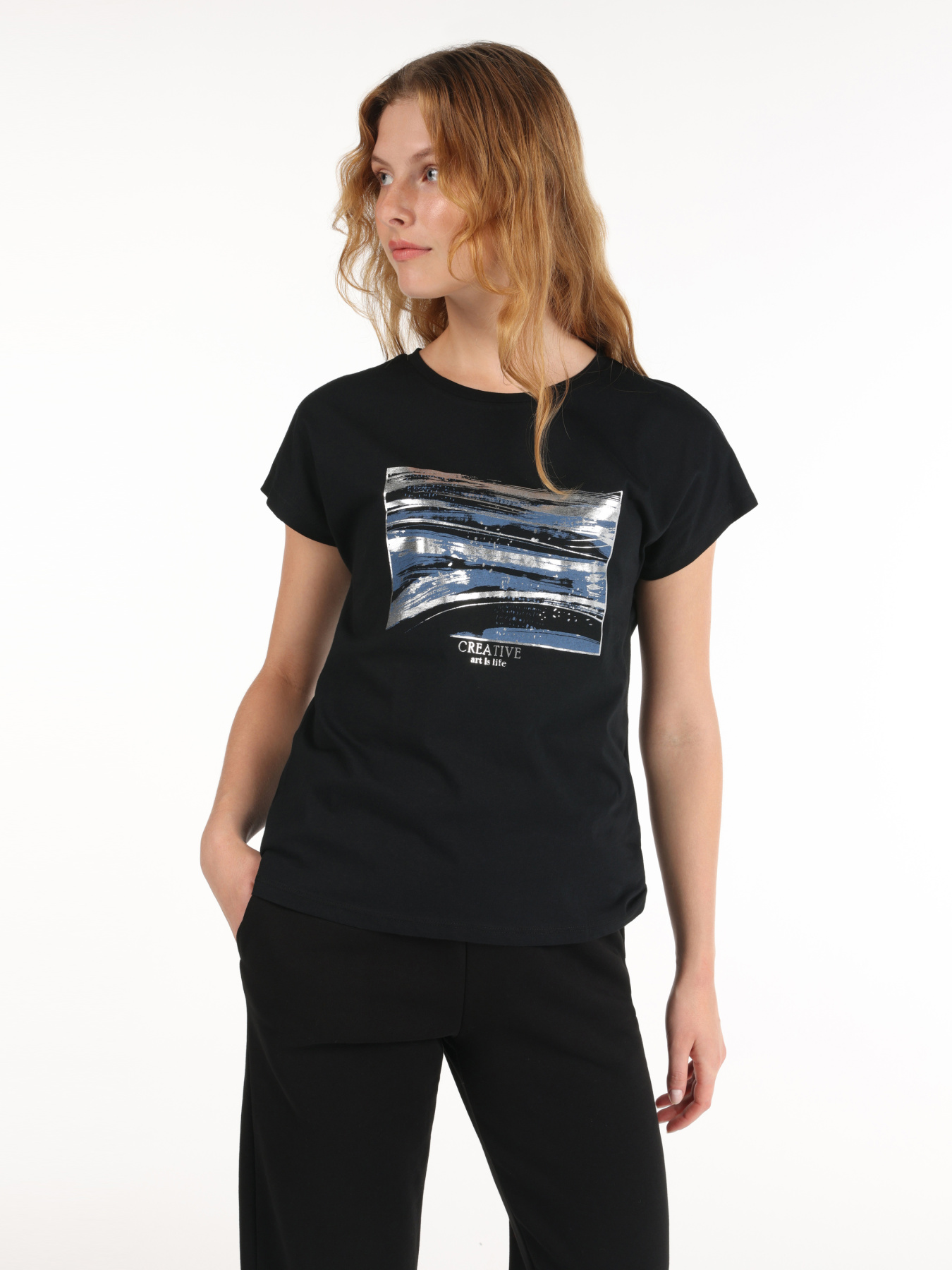 Футболки и поло Colin’s модель CL1065172_Q1.V1_BLK Фото