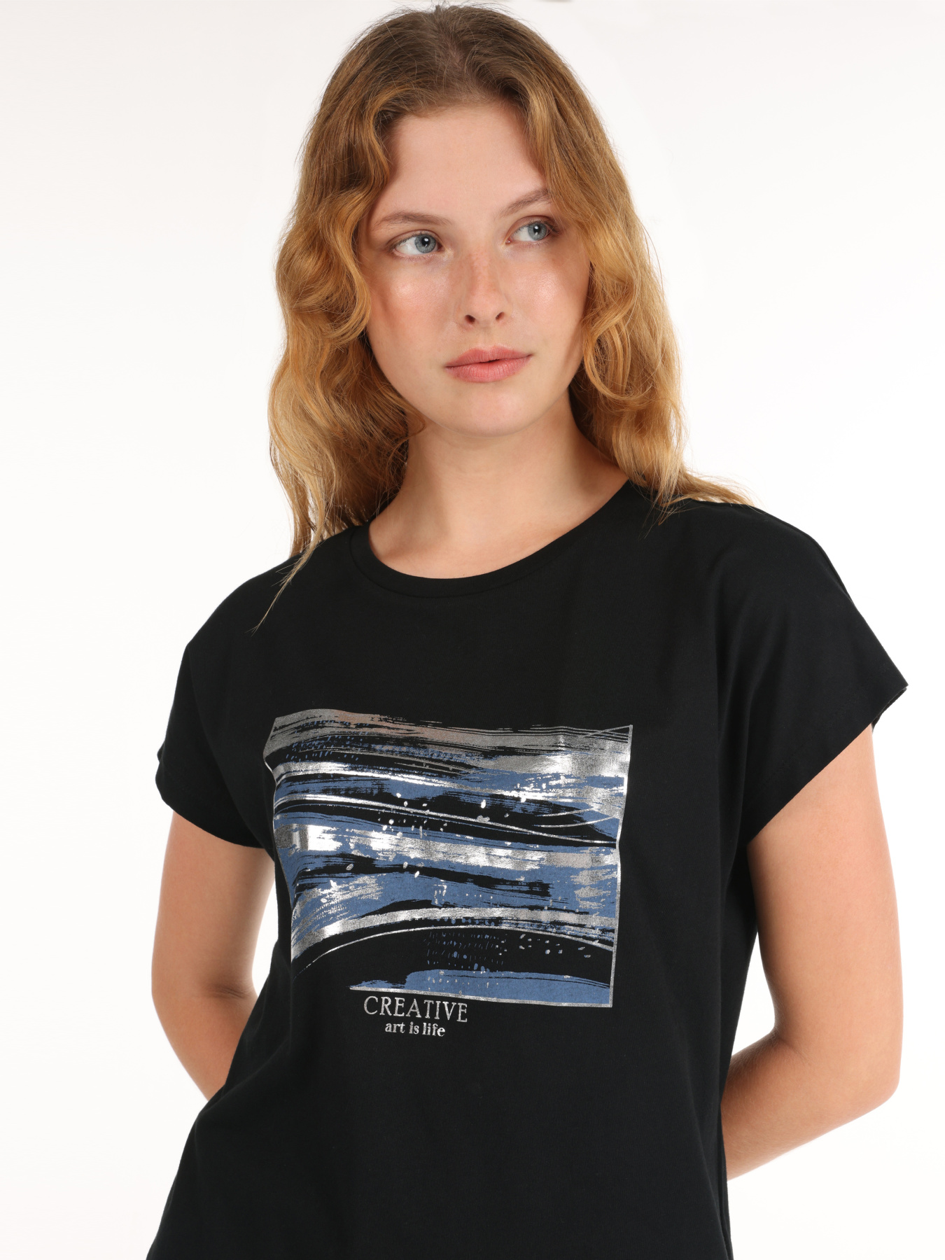 Футболки и поло Colin’s модель CL1065172_Q1.V1_BLK Фото