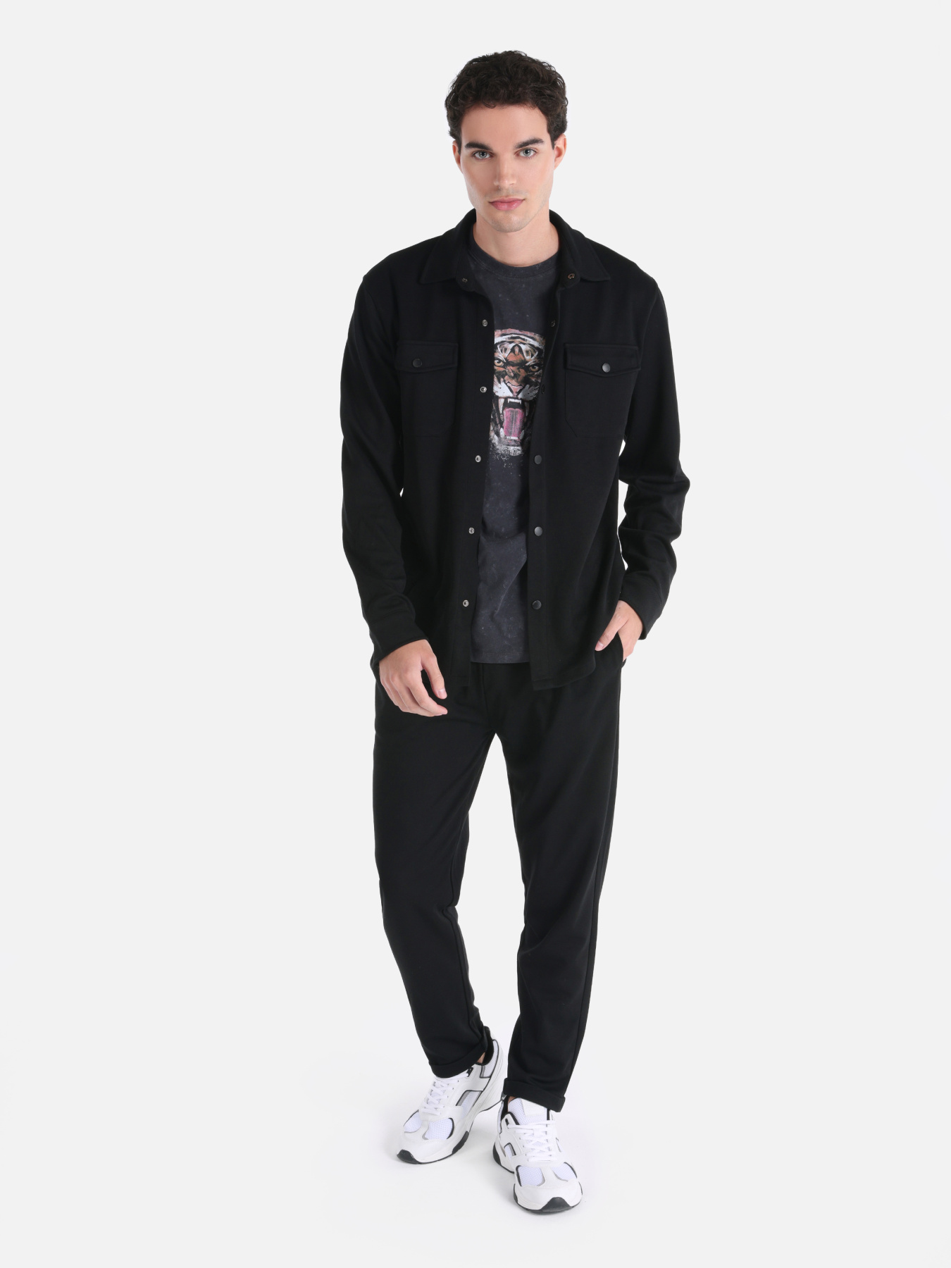 Куртки и дубленки Colin’s модель CL1065205_Q1.V1_BLK Фото