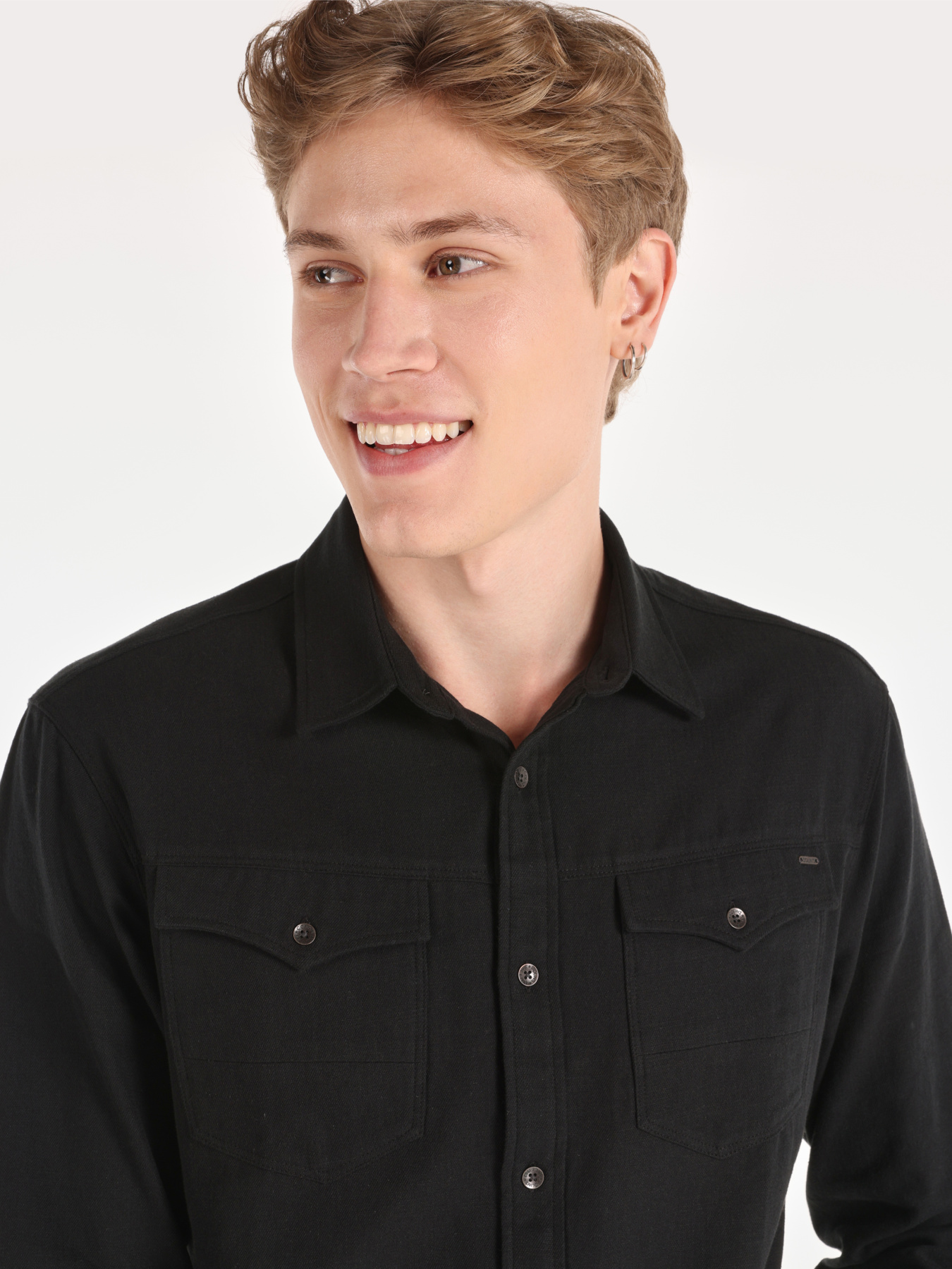 Сорочки Colin’s модель CL1066406_Q1.V1_BLK Фото