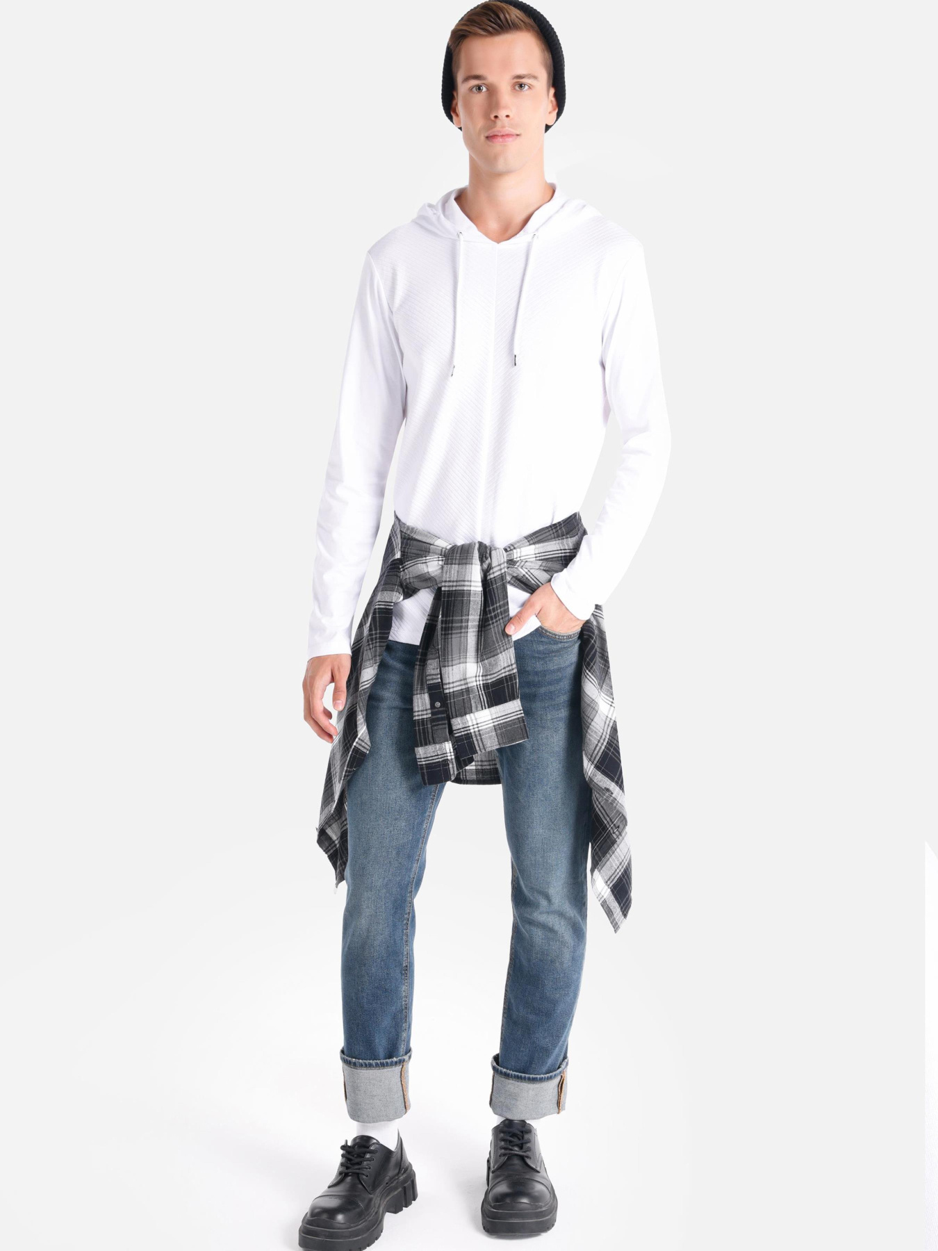 Худі та світшоти Colin’s модель CL1064789_Q1.V1_WHT Фото