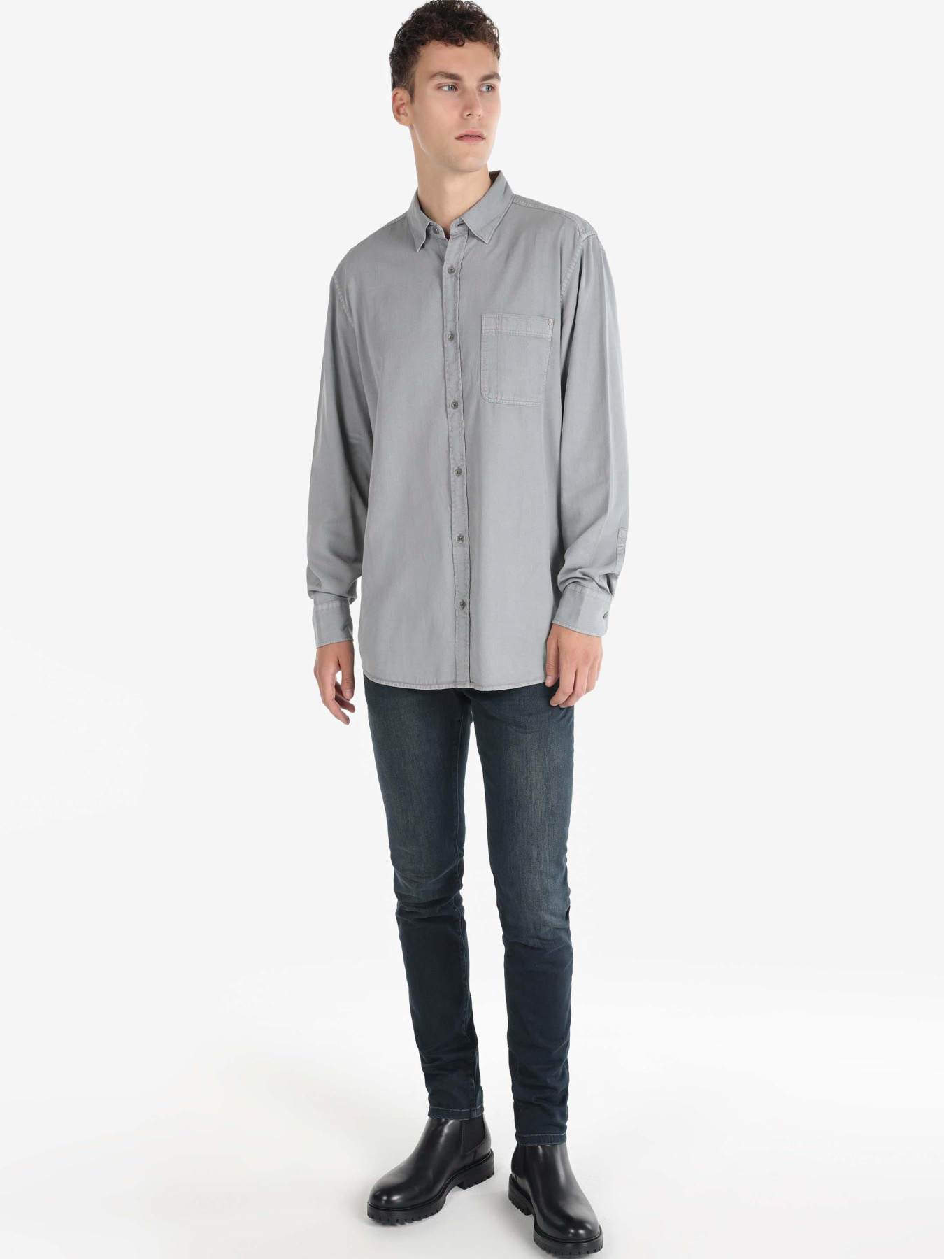 Рубашки Colin’s модель CL1064676_Q1.V1_GRA Фото