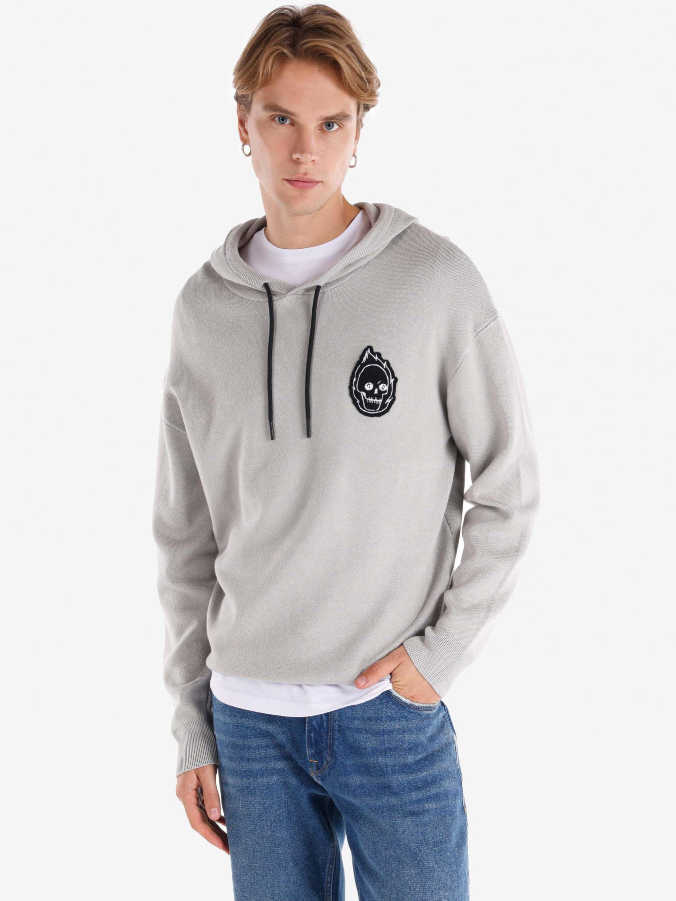 Кофты и свитера Colin’s модель CL1065585_Q1.V1_LGM Фото