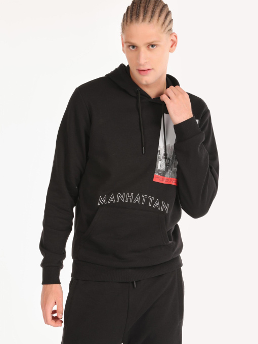 Кофты и свитера Colin’s модель CL1064781_Q1.V1_BLK Фото