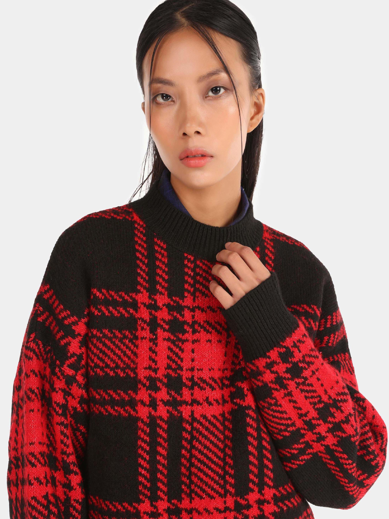 Кофты и свитера Colin’s модель CL1065980_Q1.V1_RED Фото