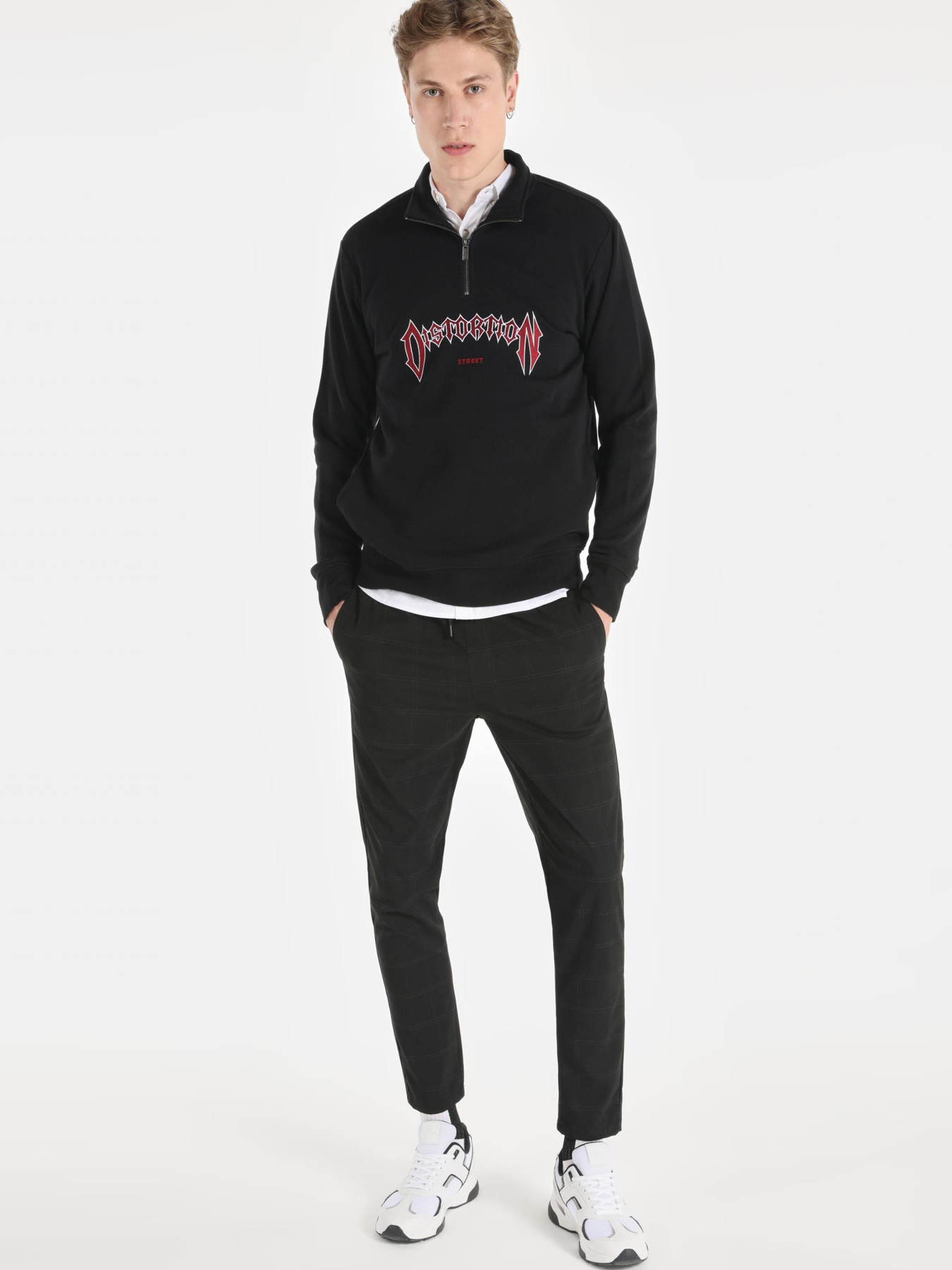 Кофты и свитера Colin’s модель CL1064828_Q1.V1_BLK Фото