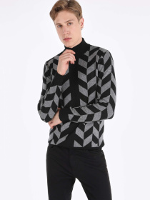 Кофты и свитера Colin’s модель CL1061738_Q1.V1_BLK Фото