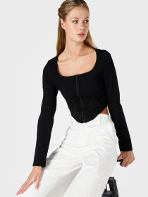 Кофты и свитера Colin’s модель CL1065169_Q1.V1_BLK Фото