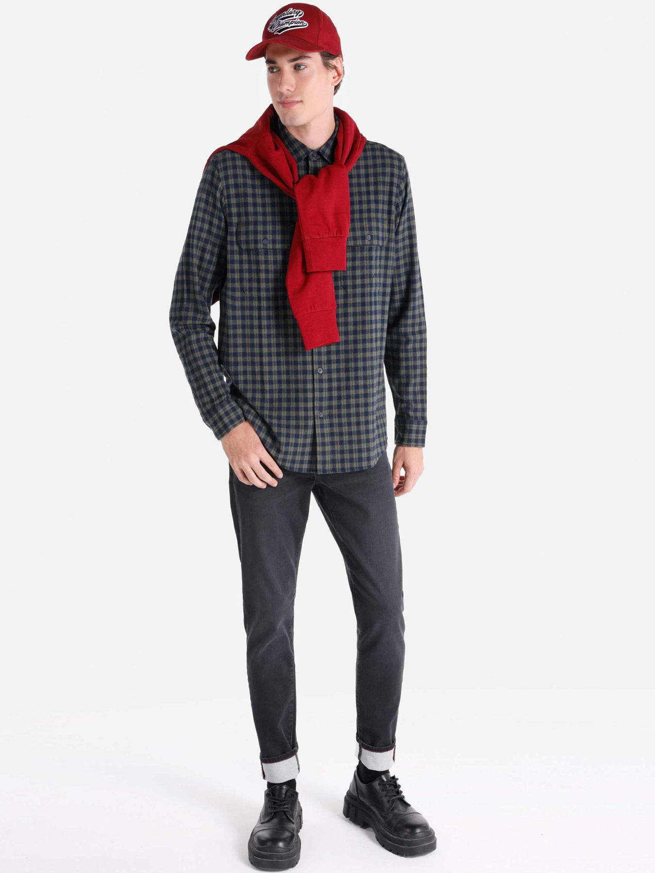 Рубашки Colin’s модель CL1064665_Q1.V1_KHA Фото