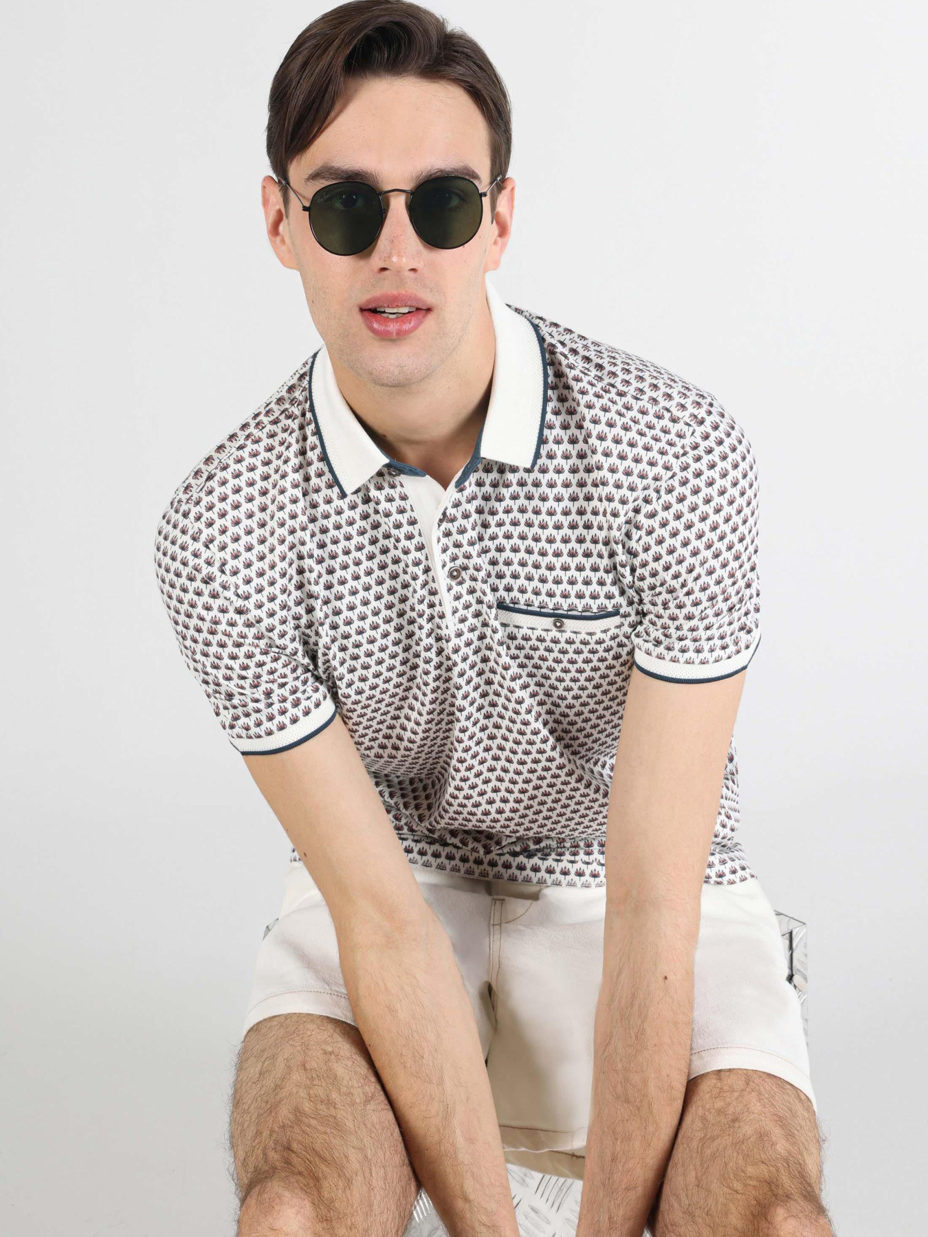 Футболки и поло Colin’s модель CL1062770_Q1.V1_ECR Фото