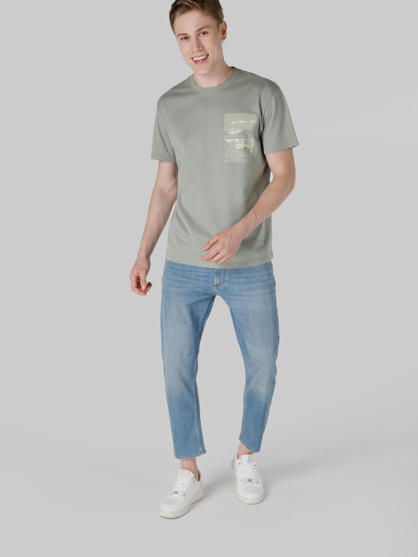 Футболки і поло Colin’s модель CL1063150_Q1.V1_FGR Футболки і поло Colin’s модель CL1063150_Q1.V1_FGR Фото