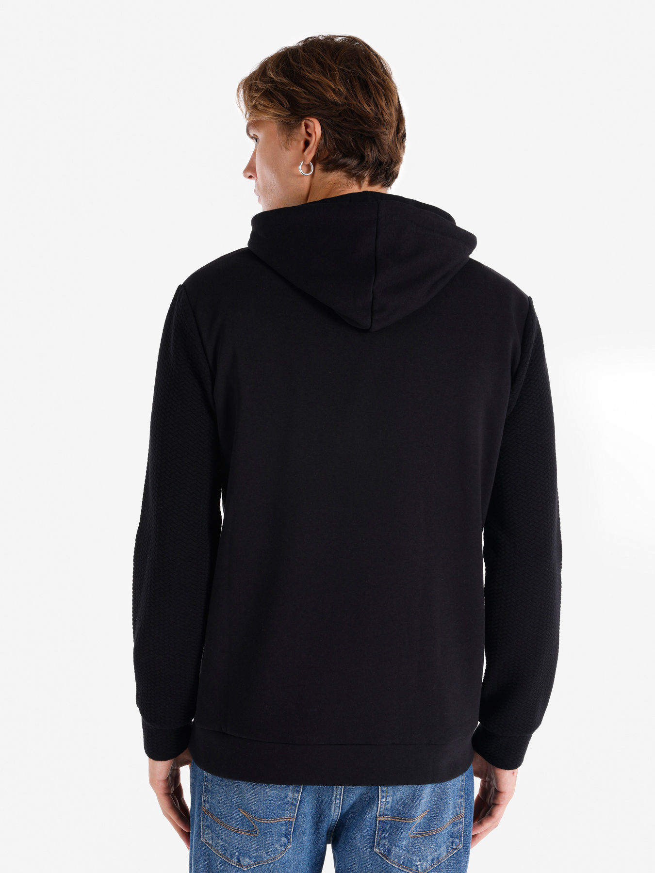 Худи и свитшоты Colin’s модель CL1066047_Q1.V1_BLK Фото