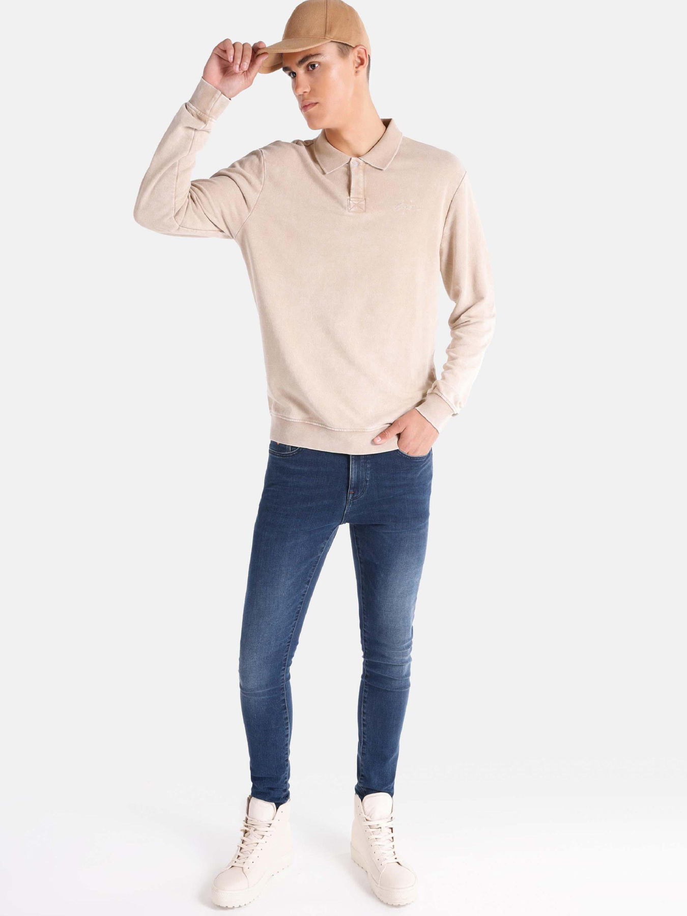 Худи и свитшоты Colin’s модель CL1065126_Q1.V1_BEI Фото