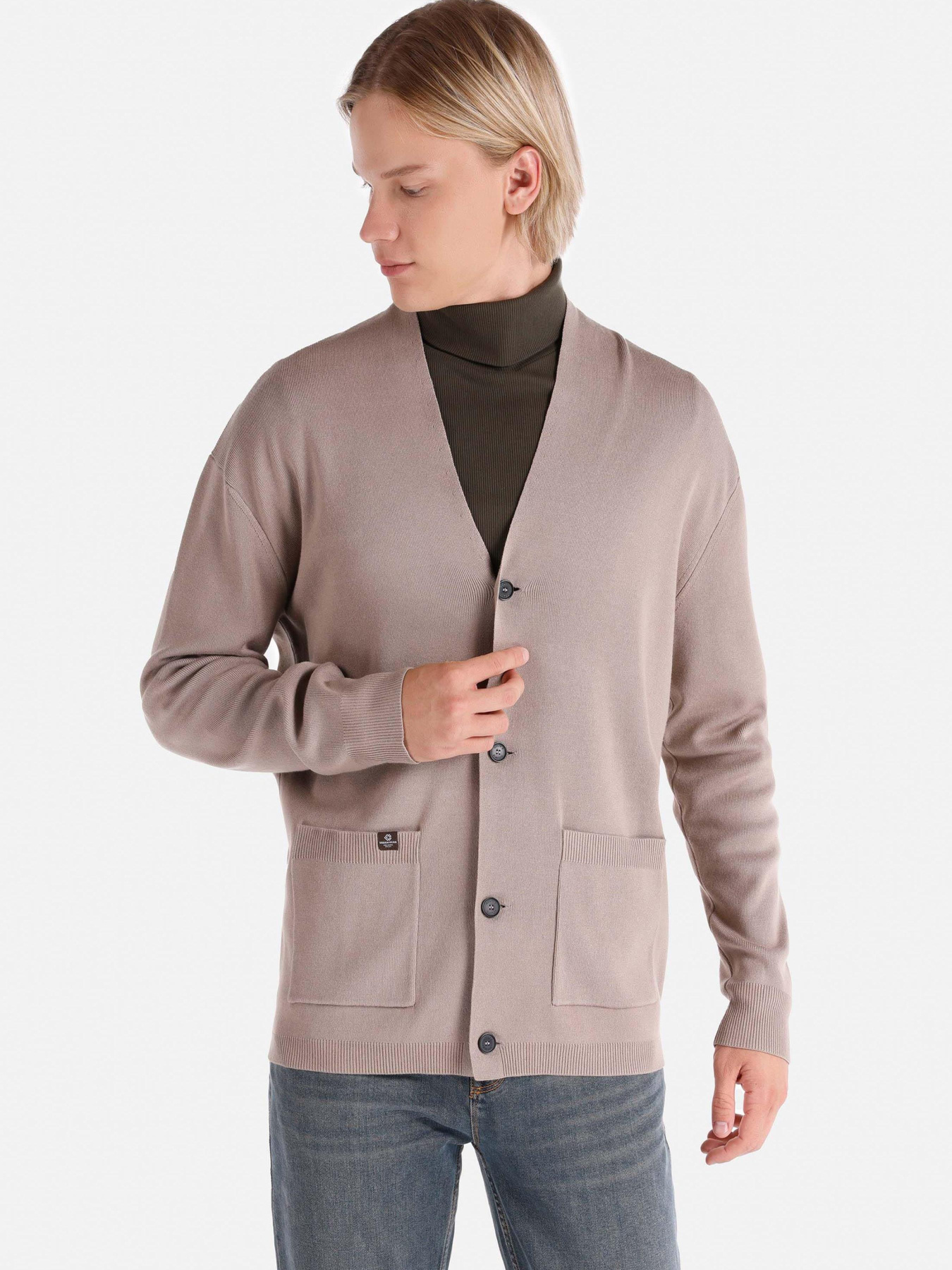 Кофты и свитера Colin’s модель CL1065216_Q1.V1_LBR Фото