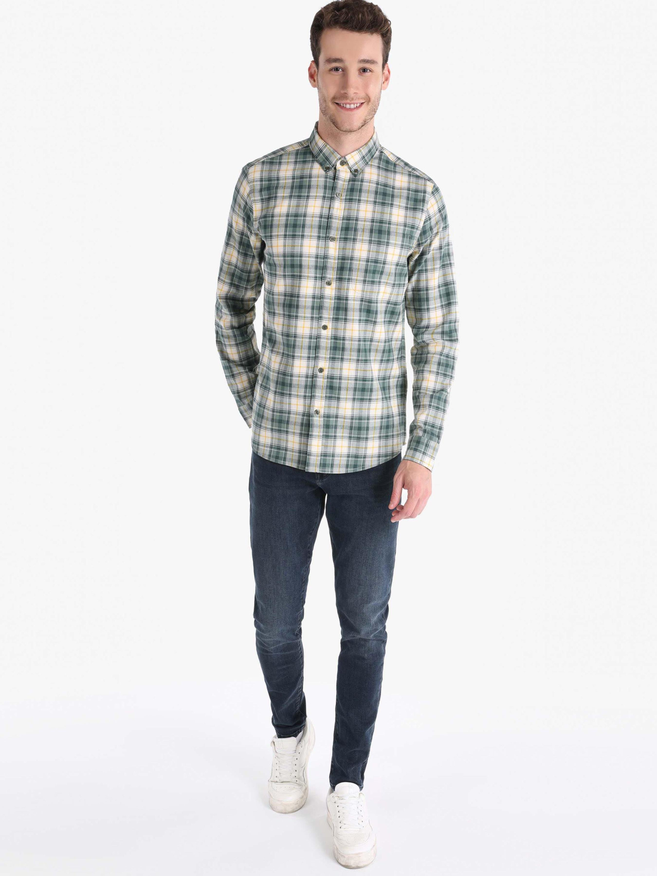 Рубашки Colin’s модель CL1064819_Q1.V1_GRN Фото