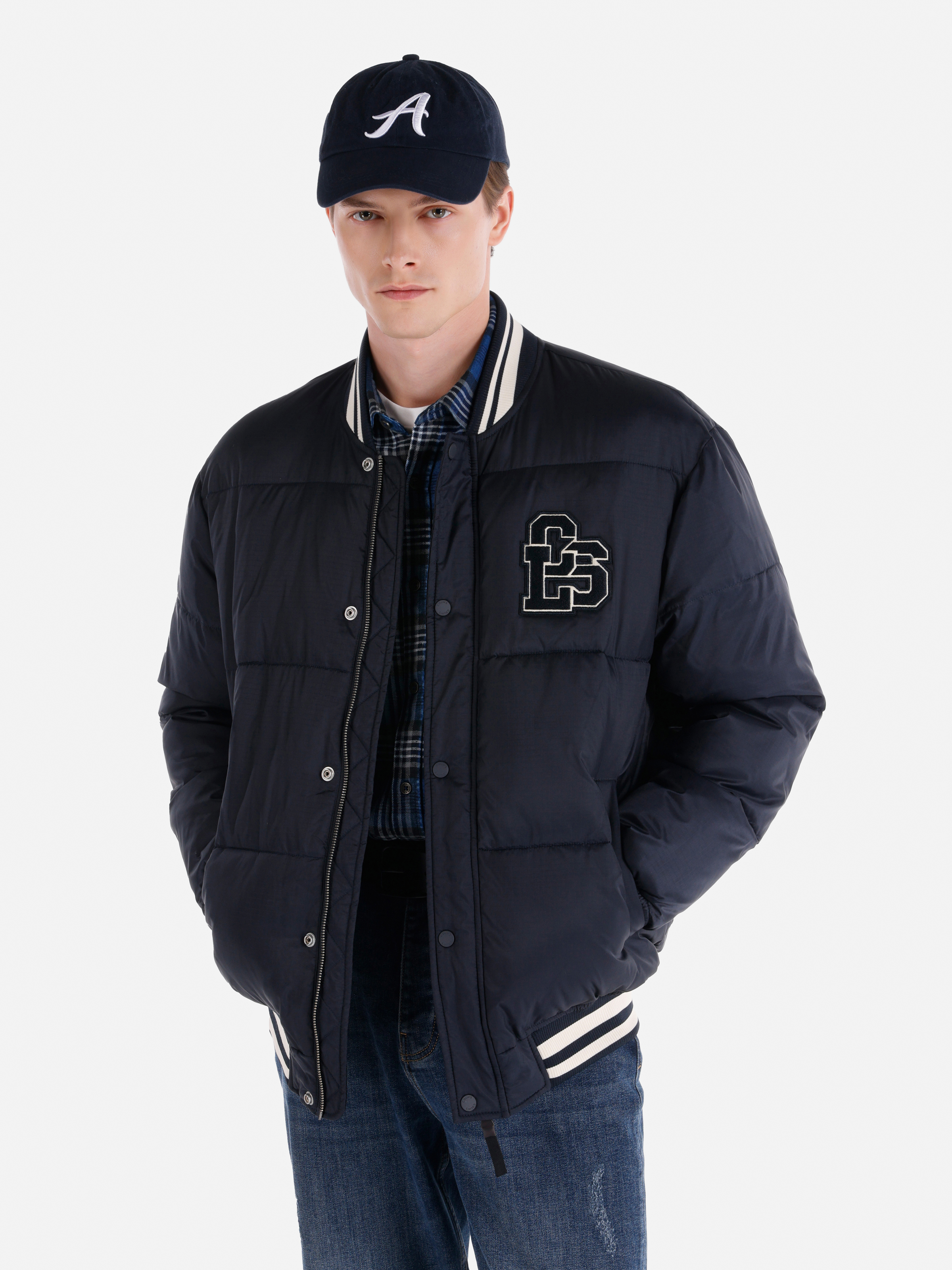 Чоловічі Куртки та дублянки Colin’s  (CL1064945_Q1.V1_NAV) колір синій, матеріал комбінований верх