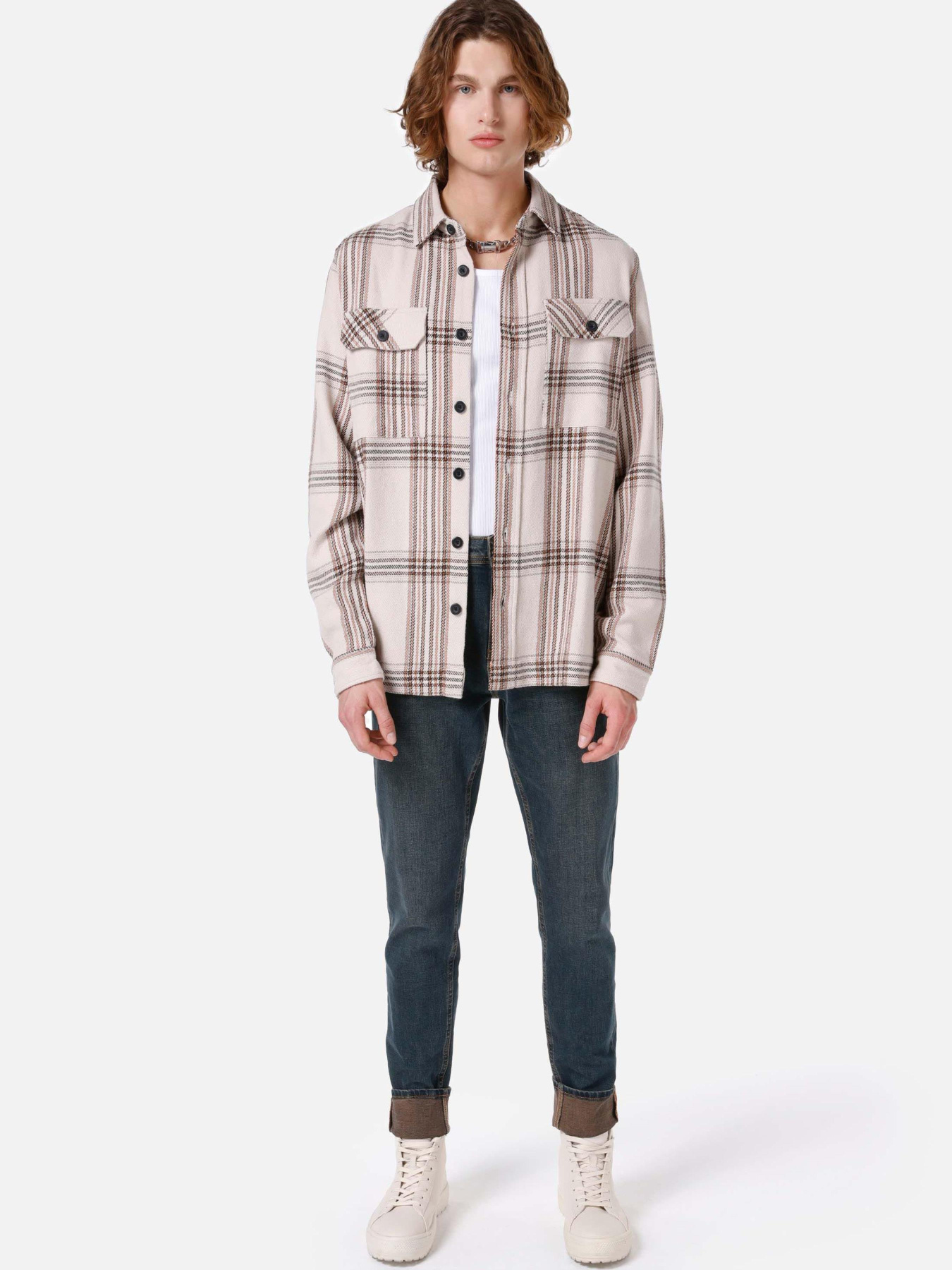 Сорочки Colin’s модель CL1066796_Q1.V1_BEI Фото