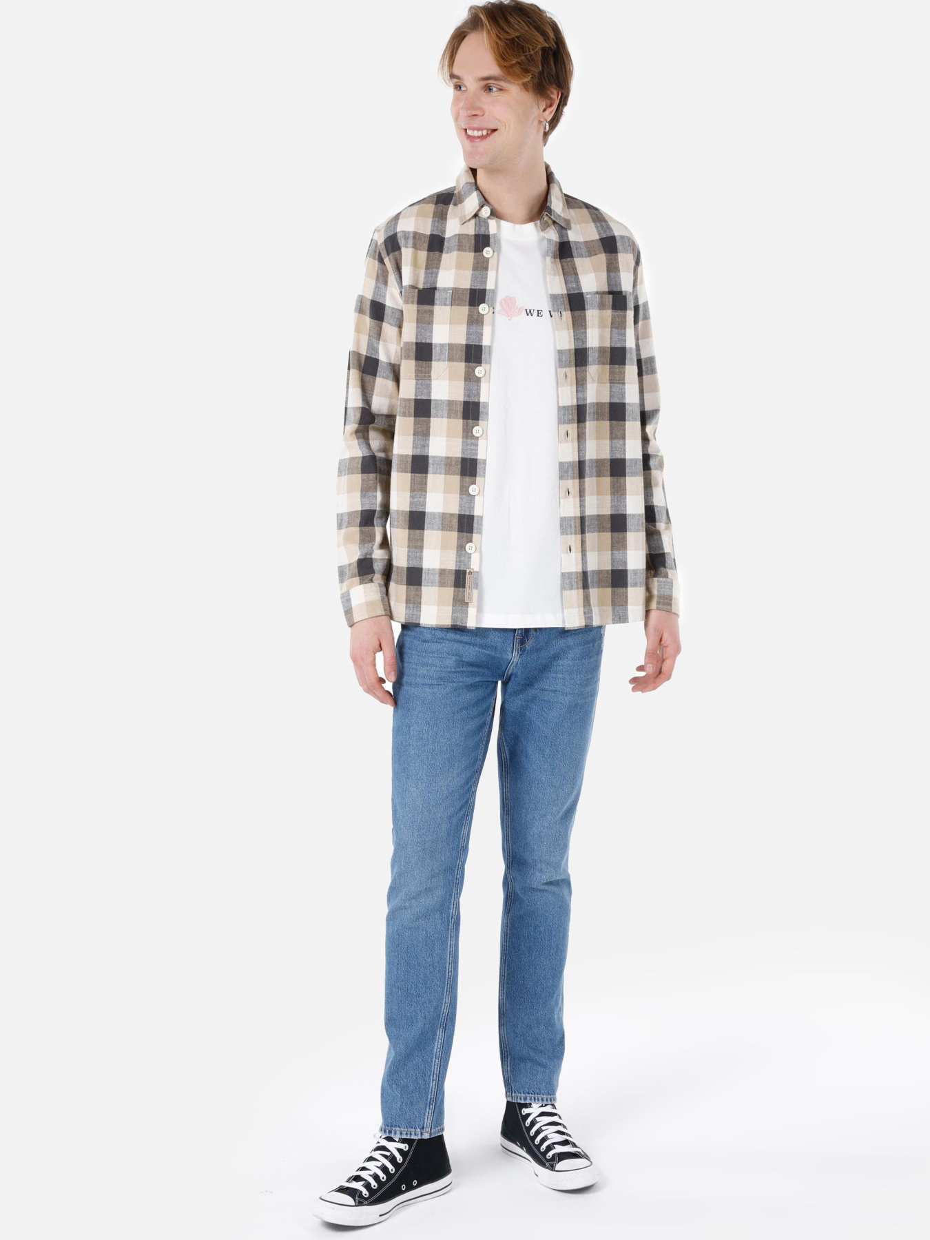 Сорочки Colin’s модель CL1066950_Q1.V1_BEI Фото