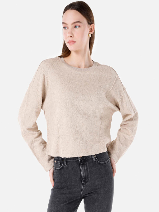 Кофты и свитера Colin’s модель CL1067312_Q1.V1_BEI Фото