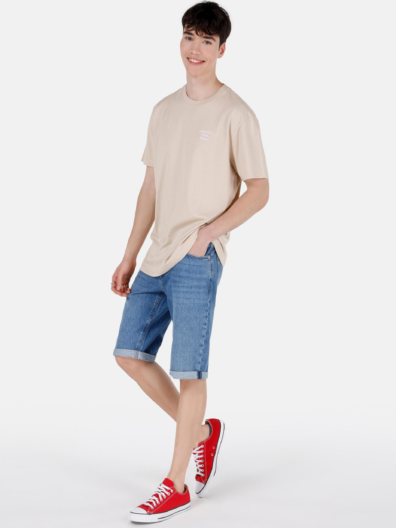 Футболки и поло Colin’s модель CL1067815_Q1.V1_BEI Фото