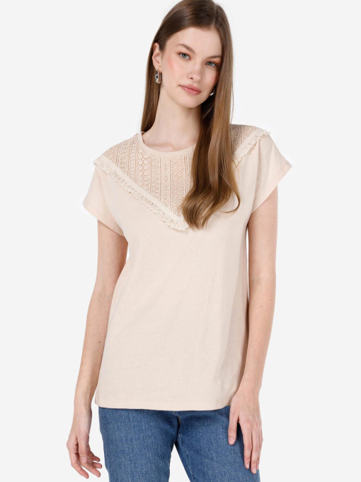 Футболки и поло Colin’s модель CL1067953_Q1.V1_BEI Фото