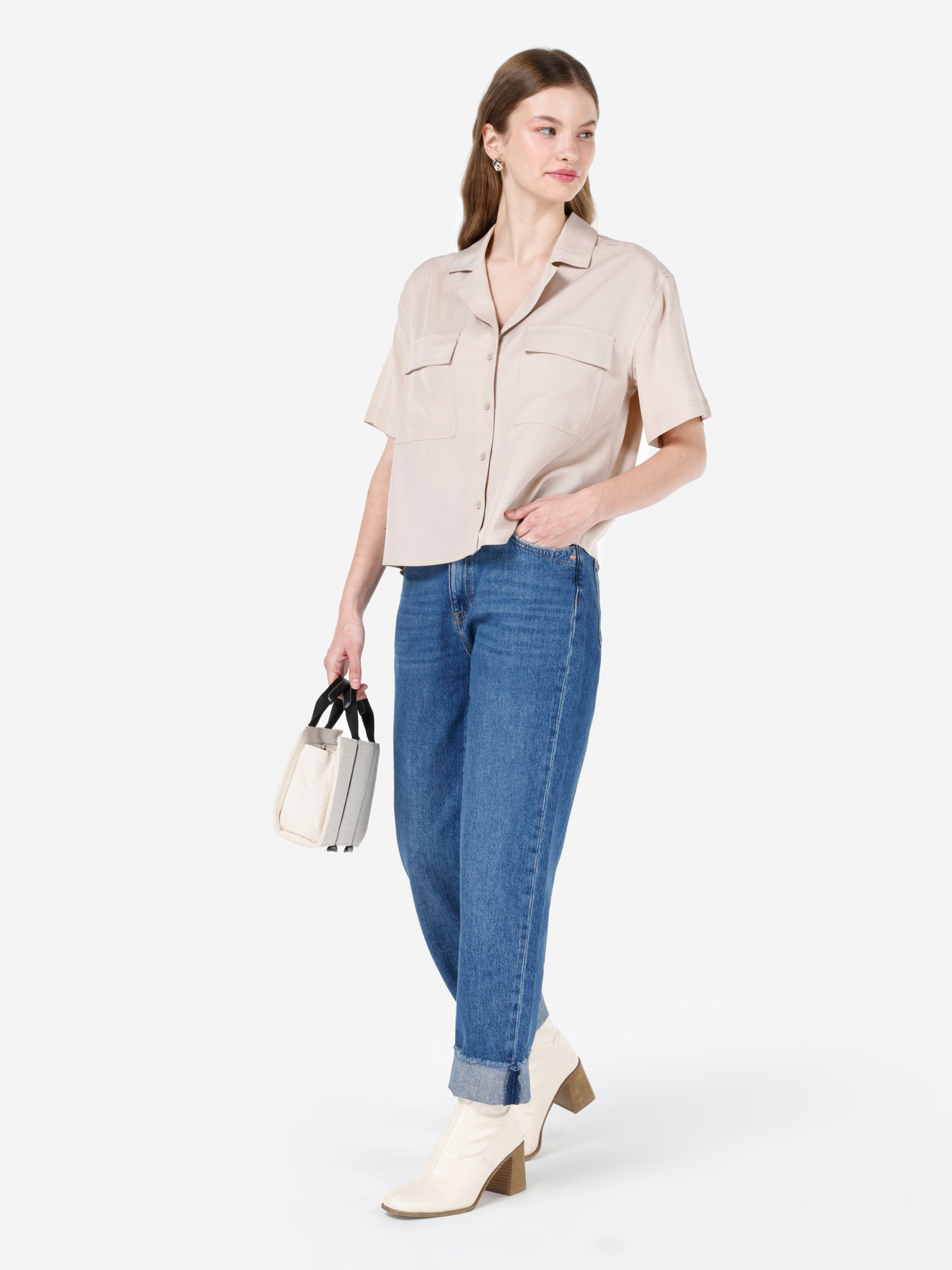 Сорочки Colin’s модель CL1068238_Q1.V1_BEI Фото