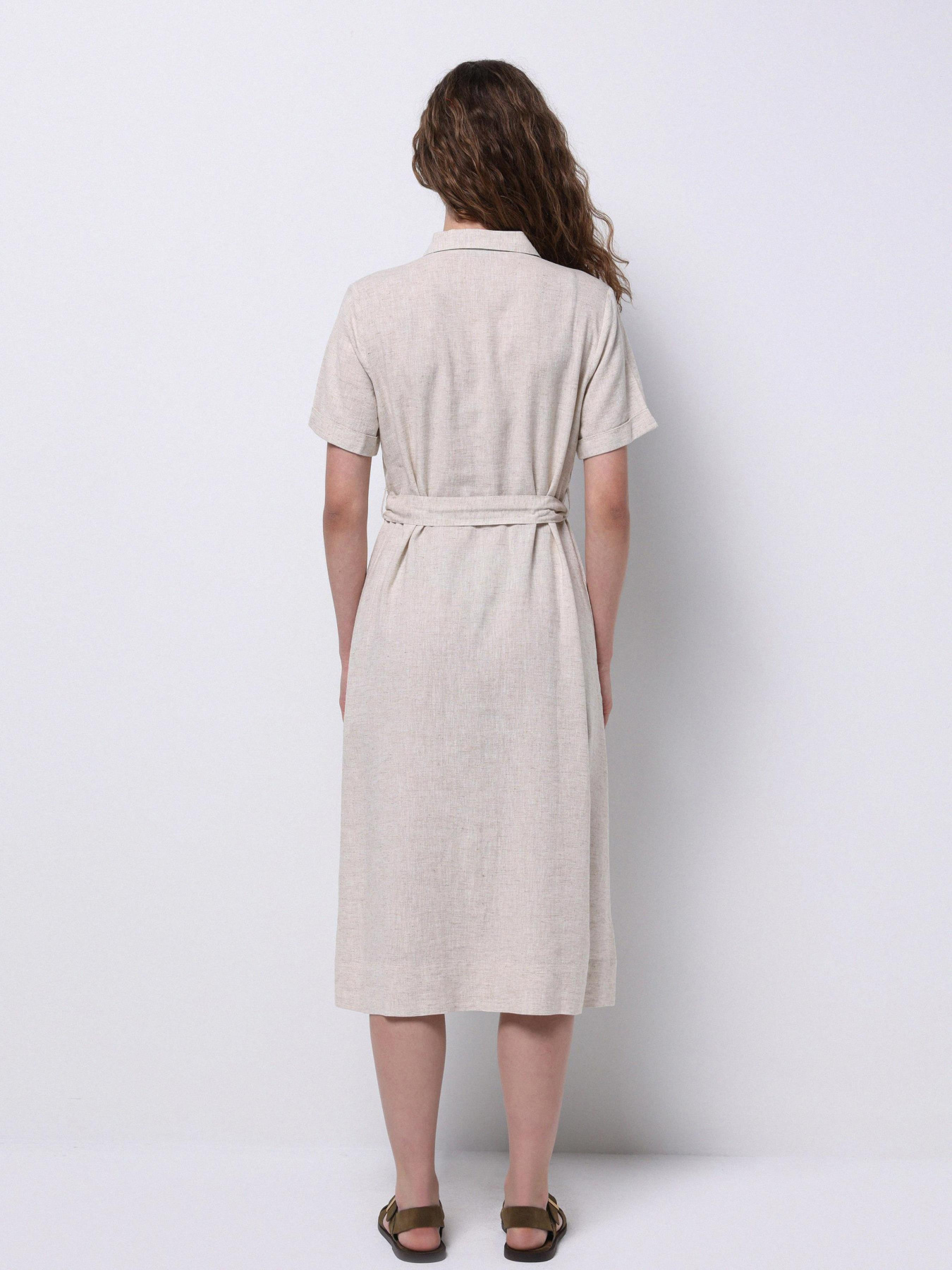 Платье миди Colin’s модель CL1068244_Q1.V1_BEI Фото