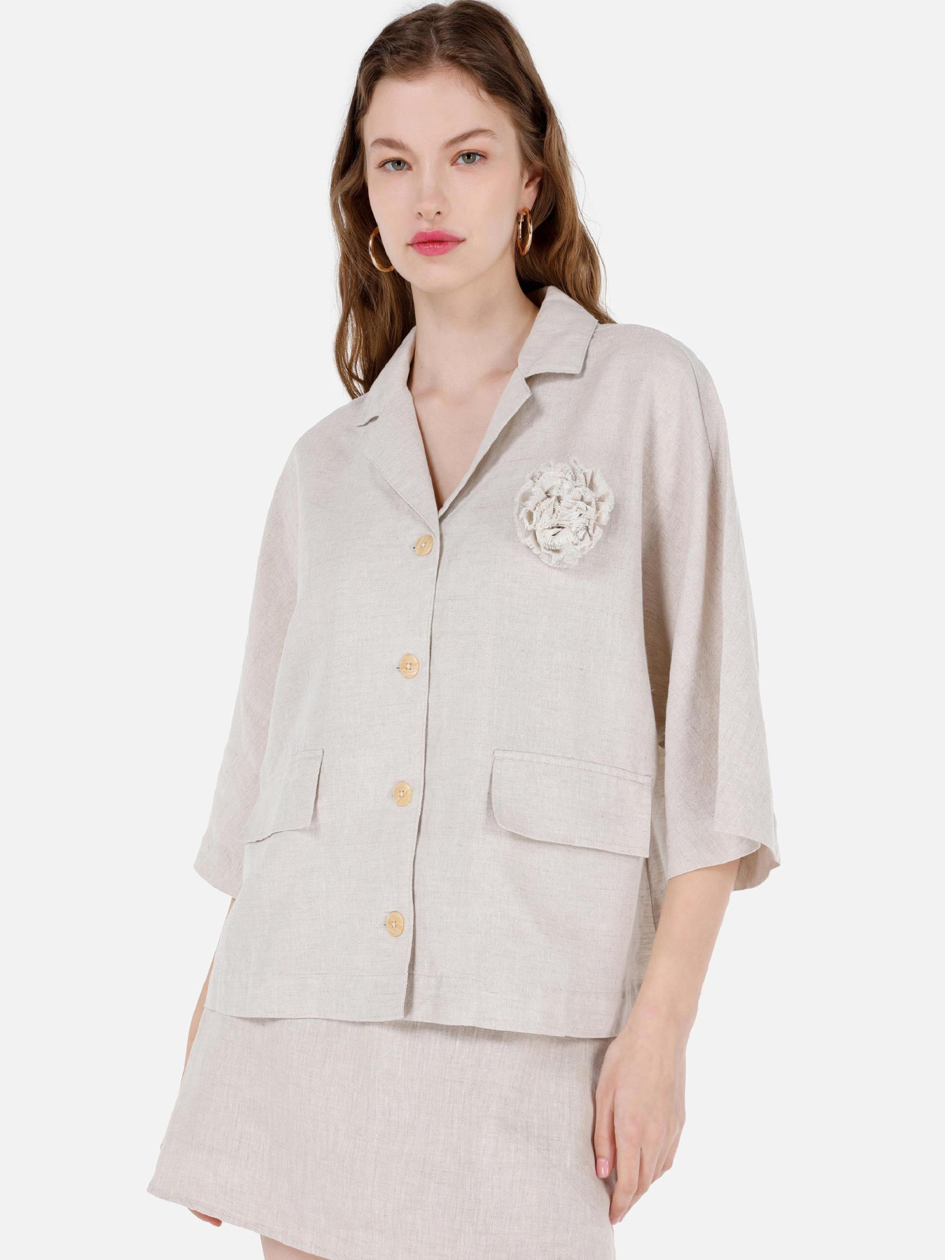 Сорочки Colin’s модель CL1068246_Q1.V1_BEI Фото