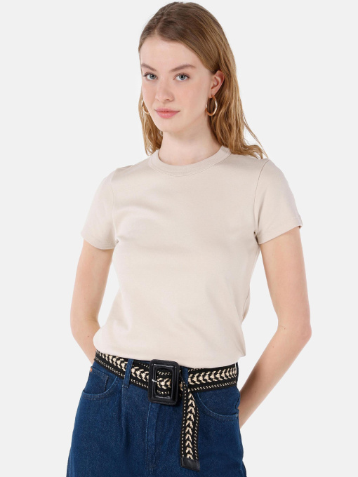 Футболки и поло Colin’s модель CL1068567_Q1.V1_BEI Фото