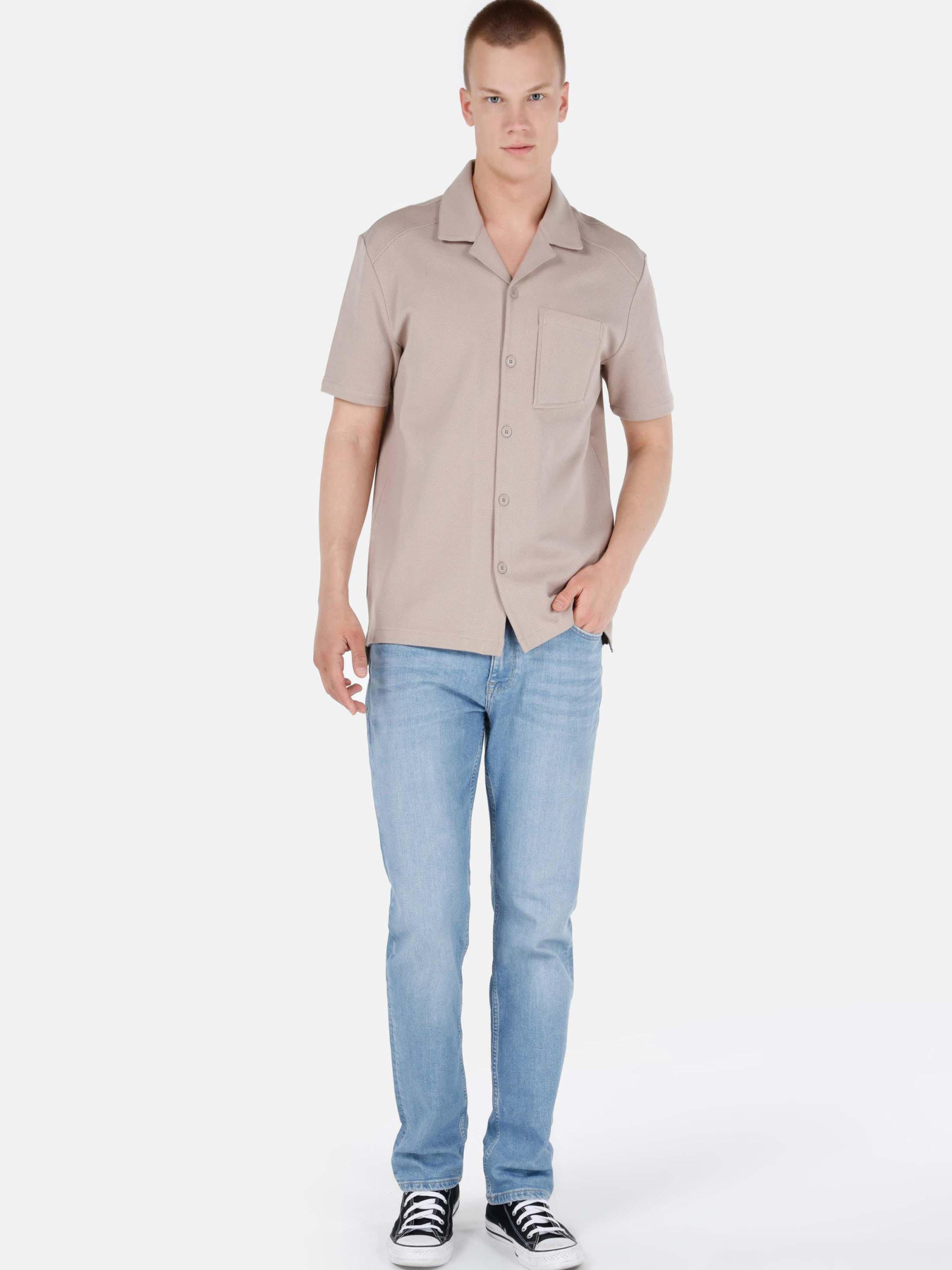 Сорочки Colin’s модель CL1068826_Q1.V1_BEI Фото