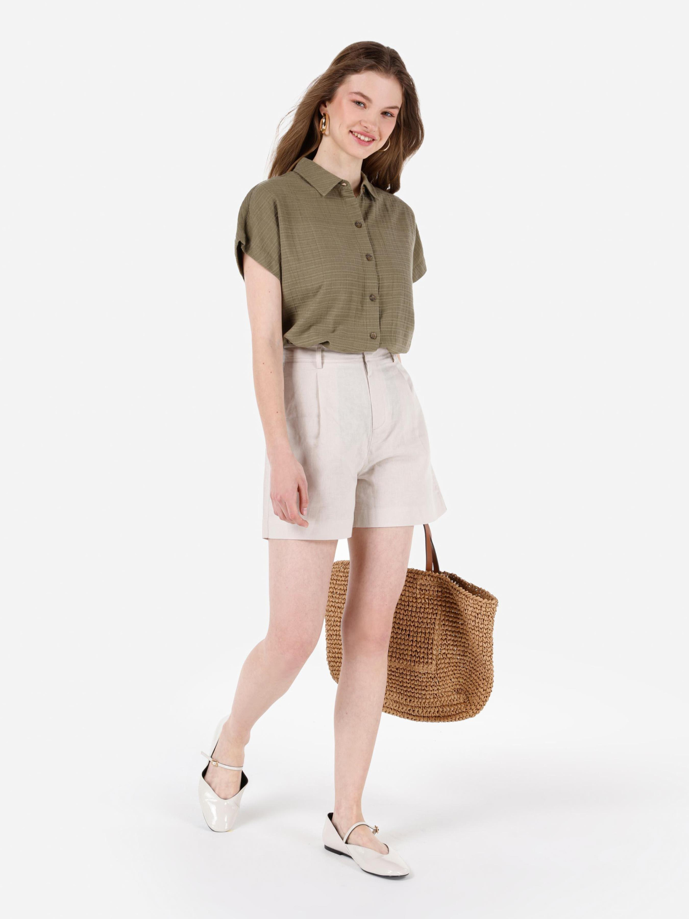 Шорты Colin’s модель CL1068966_Q1.V1_BEI Фото