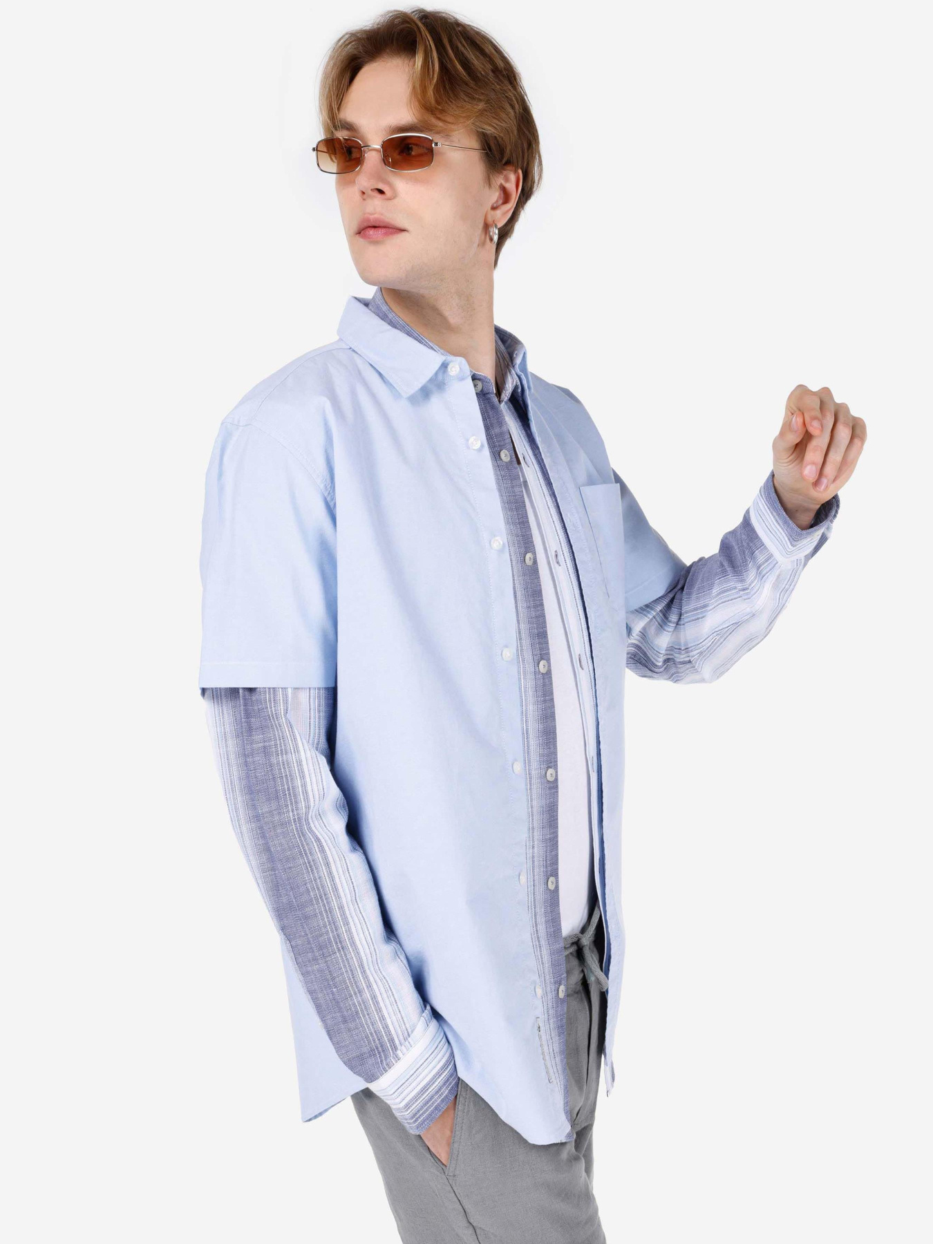 Рубашки Colin’s модель CL1066928_Q1.V1_BLE Фото