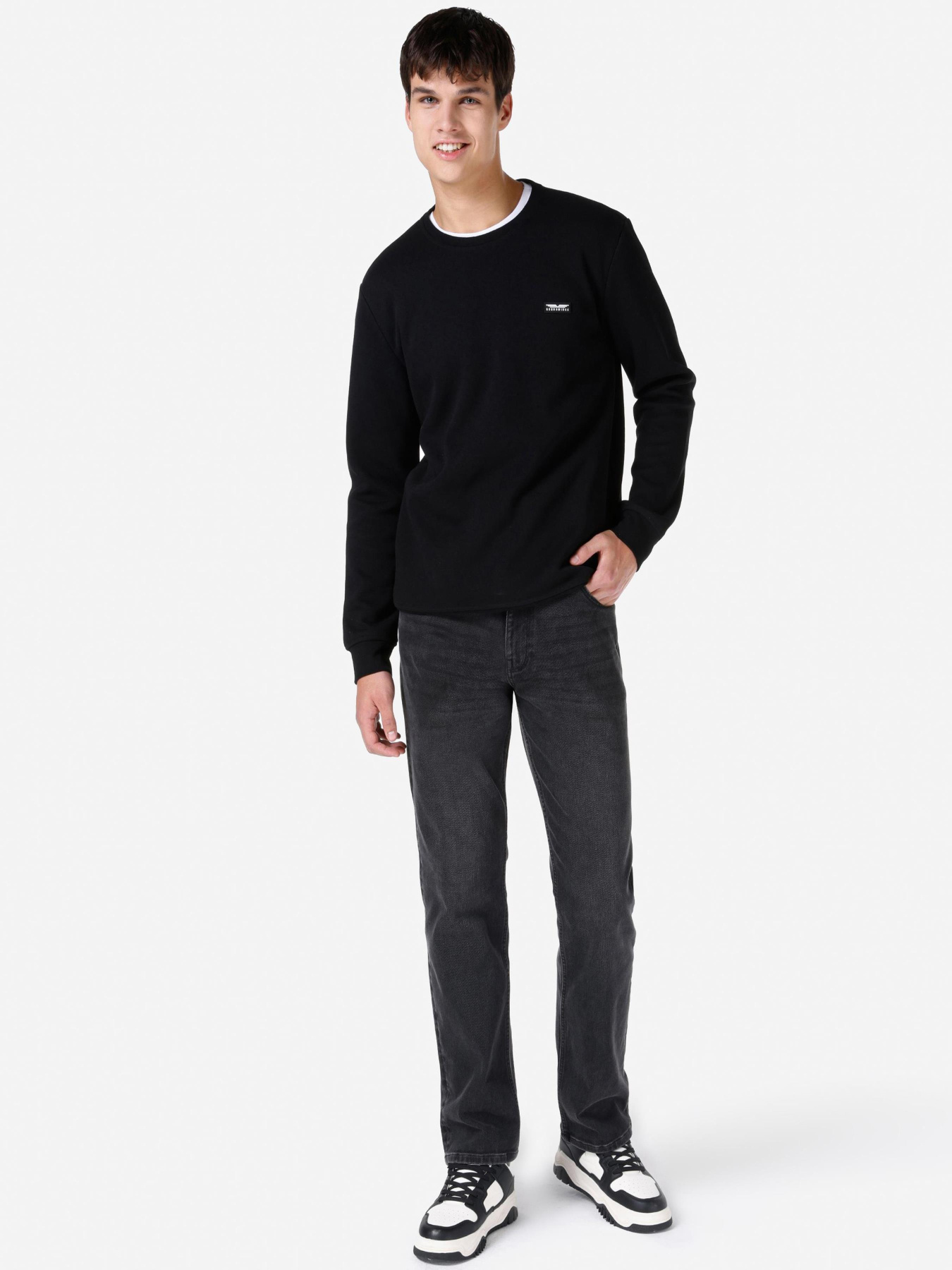 Кофты и свитера Colin’s модель CL1066760_Q1.V1_BLK Фото