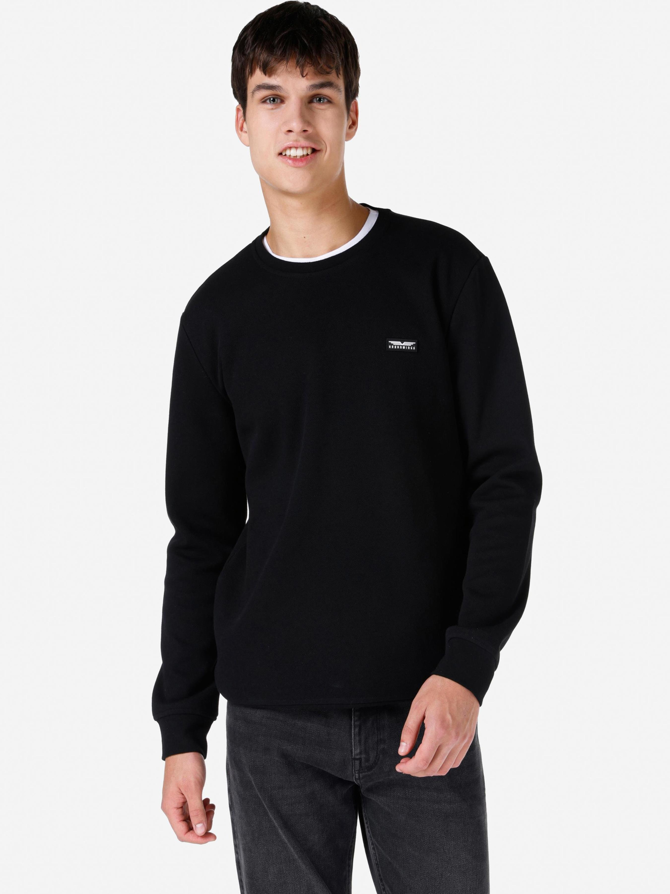 Худи и свитшоты Colin’s модель CL1066760_Q1.V1_BLK Фото