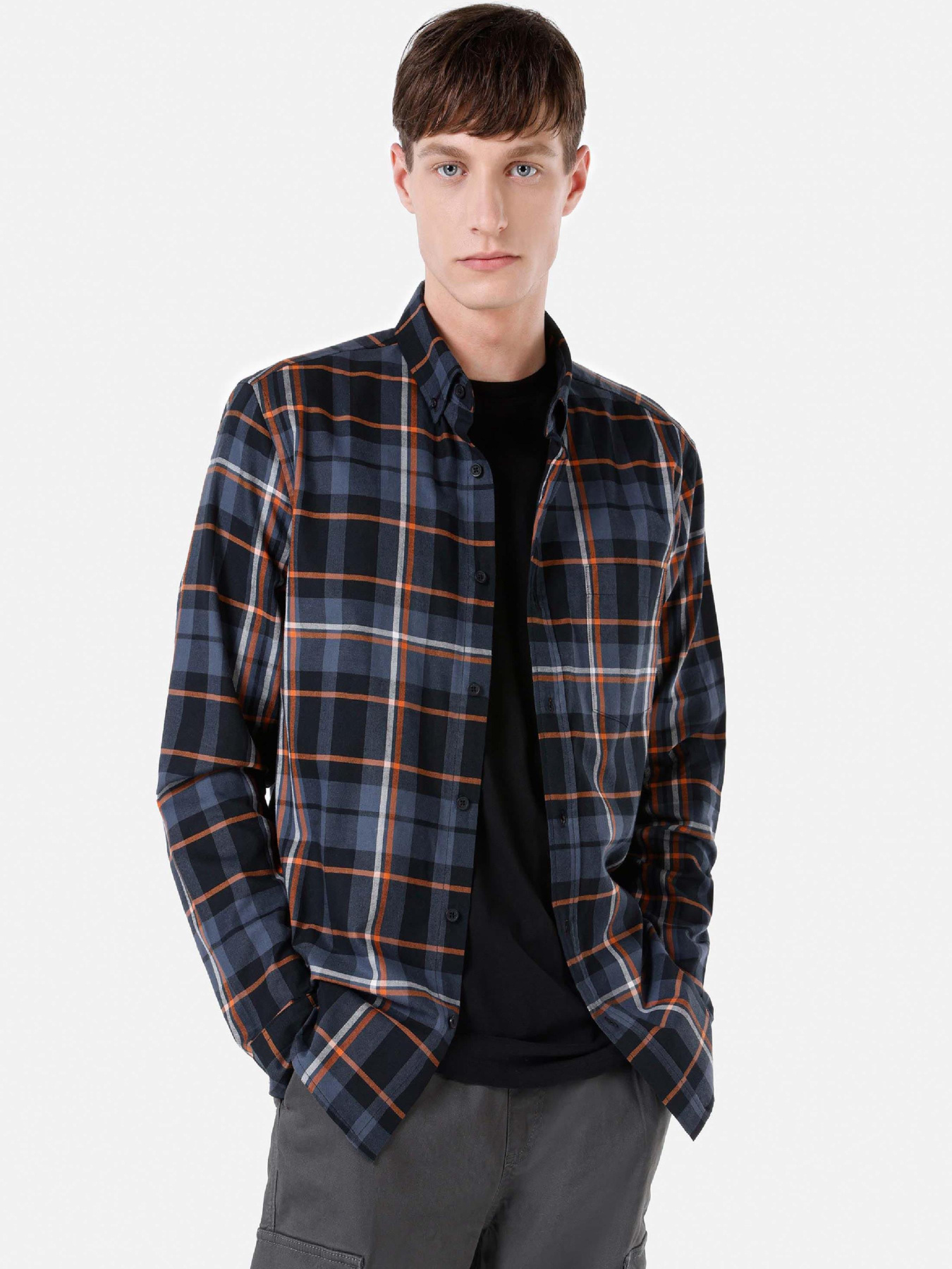 Сорочки Colin’s модель CL1066941_Q1.V1_BLK Фото