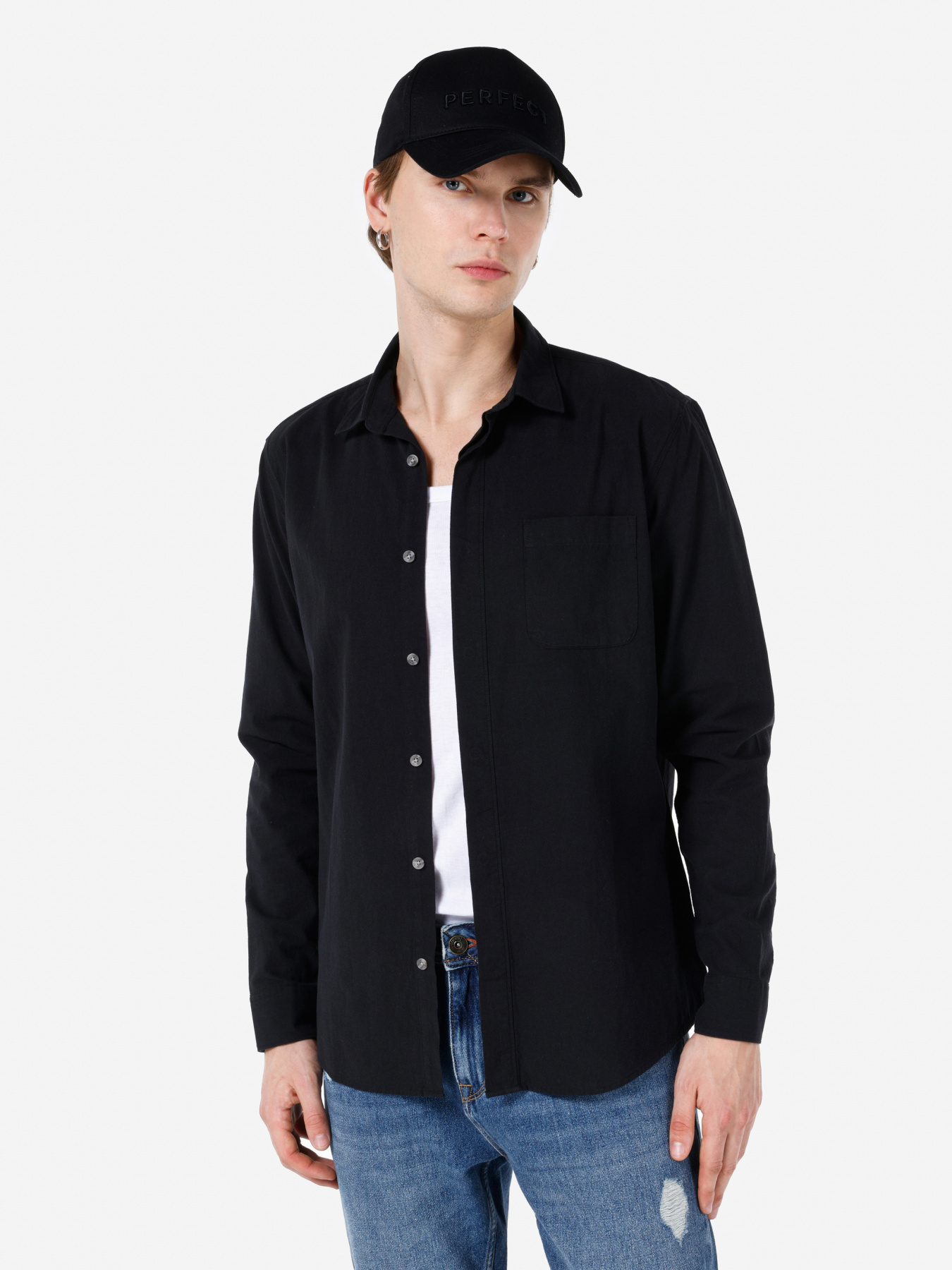 Сорочки Colin’s модель CL1067013_Q1.V1_BLK Фото