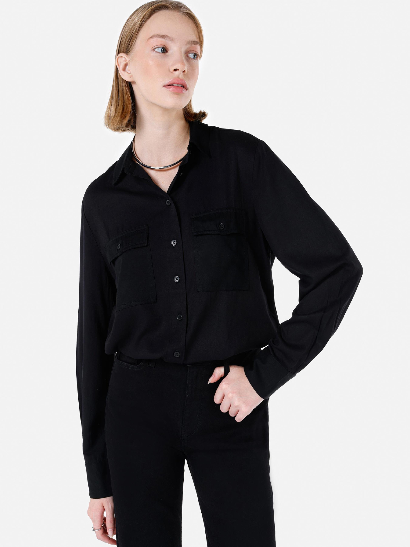 Сорочки Colin’s модель CL1067341_Q1.V1_BLK Фото