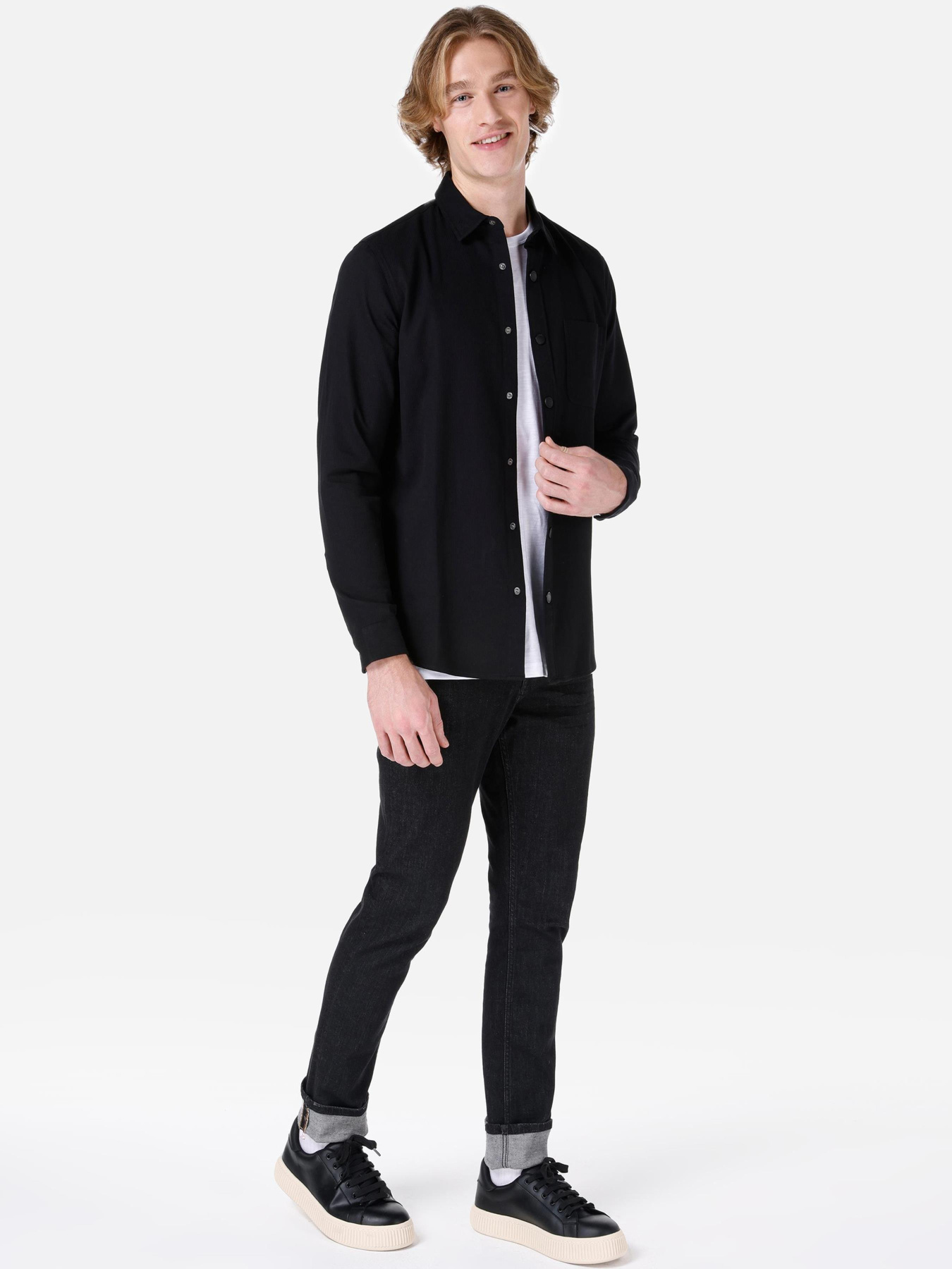 Сорочки Colin’s модель CL1067420_Q1.V1_BLK Фото