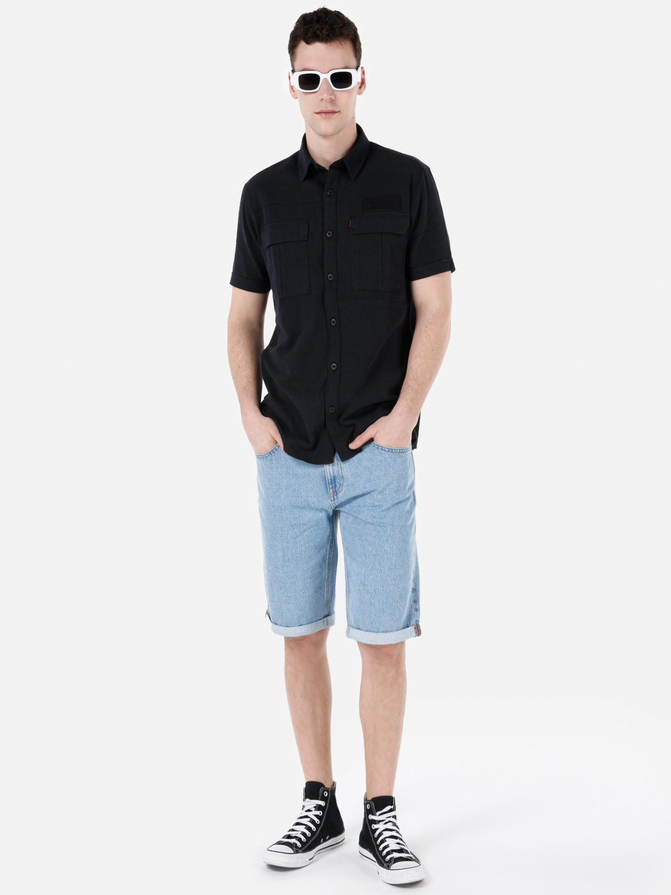 Сорочки Colin’s модель CL1067593_Q1.V1_BLK Фото