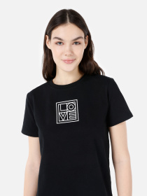 Футболки і поло Colin’s модель CL1068593_Q1.V1_BLK Футболки і поло Colin’s модель CL1068593_Q1.V1_BLK Фото