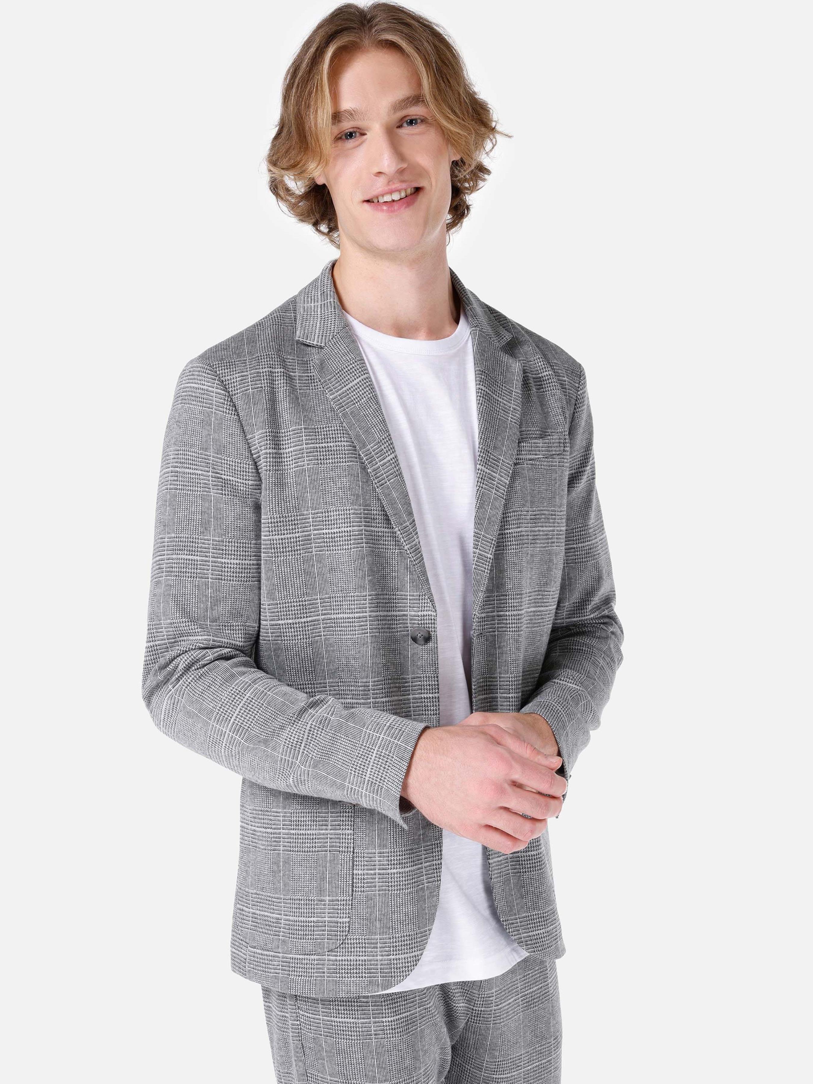 Чоловічі Піджаки Colin’s  (CL1067478_Q1.V1_GRA) колір сірий, матеріал комбінований верх Colin’s - купити в Україні