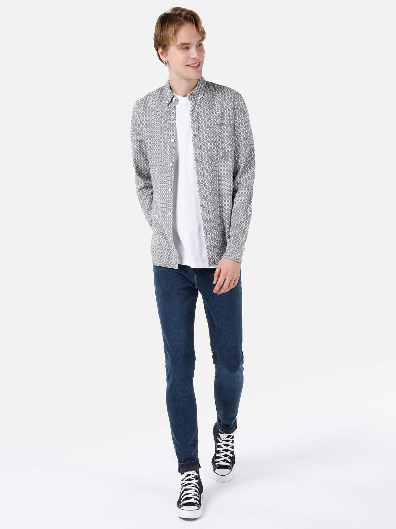 Рубашки Colin’s модель CL1068168_Q1.V1_GRA Фото